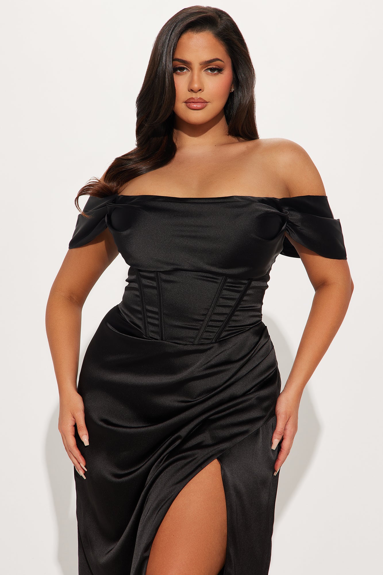 Andrea Corset Gown - Black - Image 5