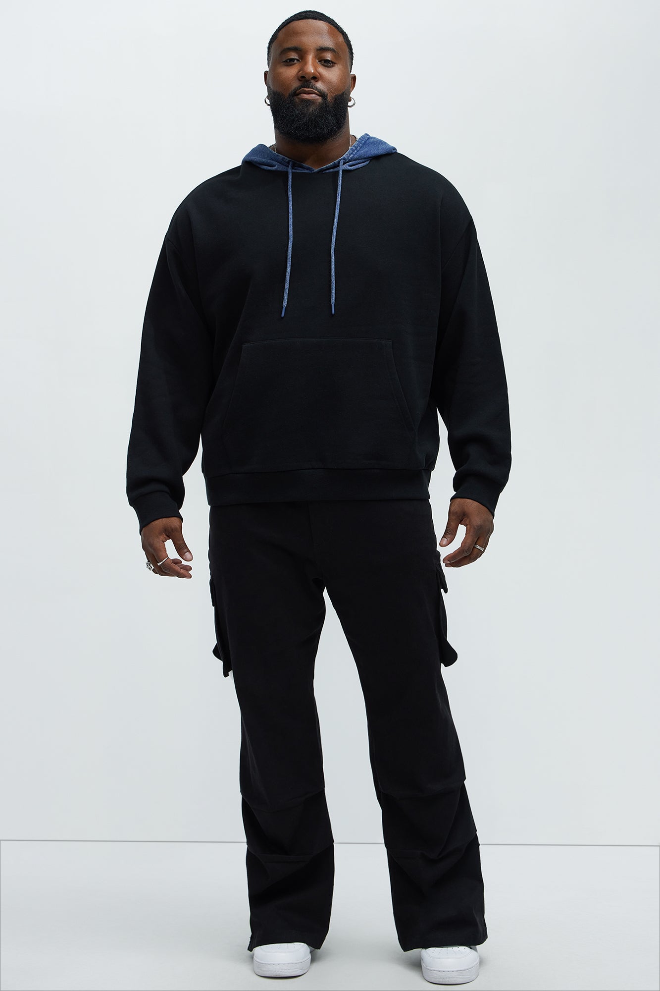 Tyson Rainy Daze Oversized Hoodie - Black/combo - Image 6