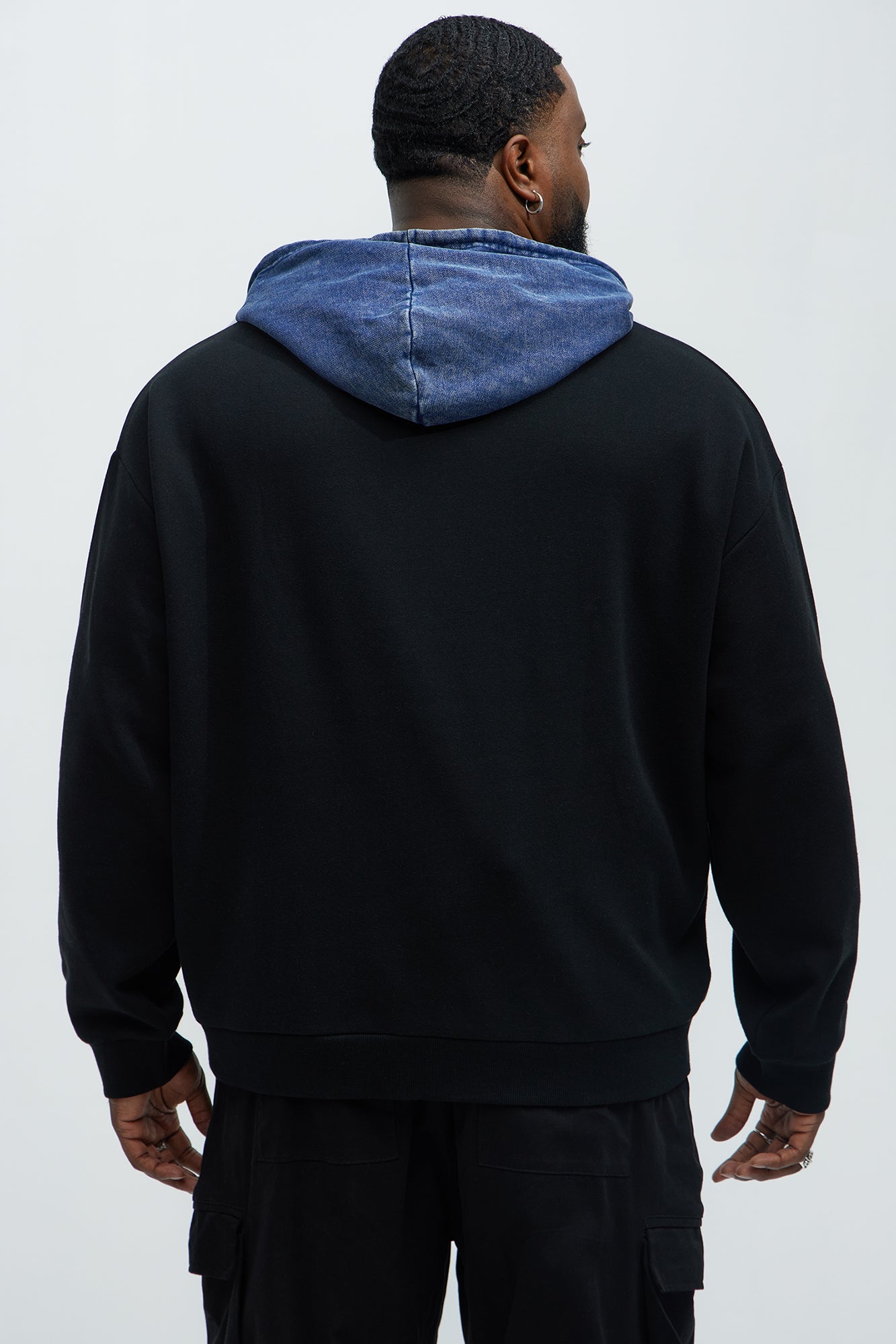 Tyson Rainy Daze Oversized Hoodie - Black/combo - Image 8