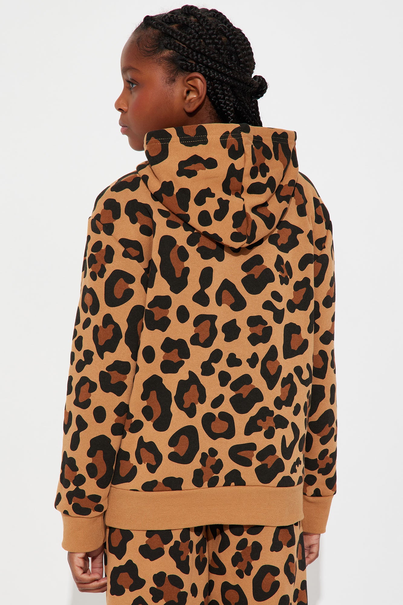 Mini Von Dutch Leopard Patch Hoodie - Leopard - Image 3