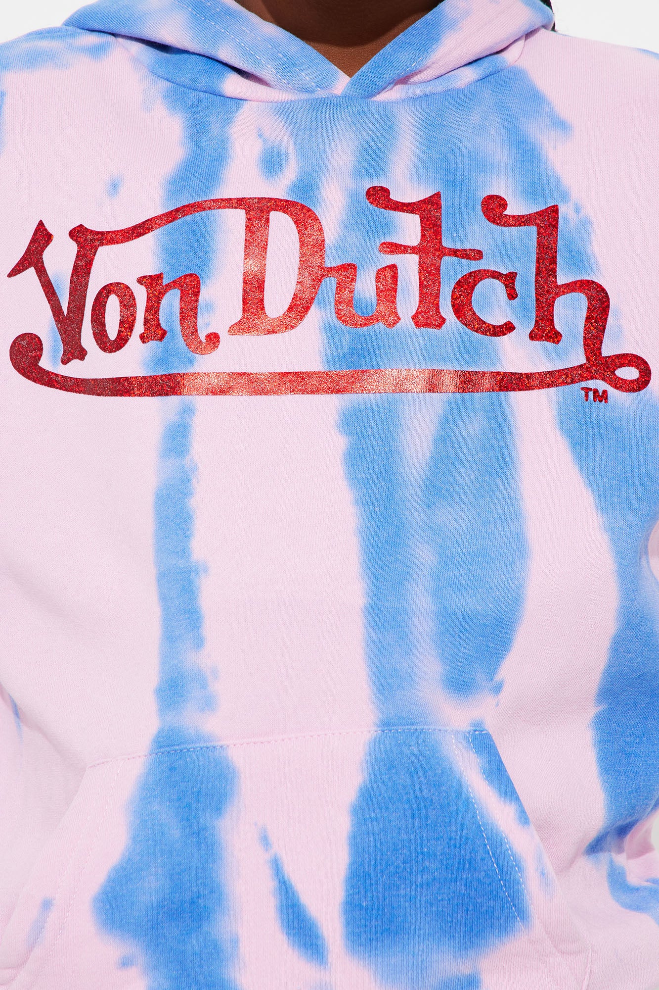 Mini Von Dutch Tie Dye Hoodie - Purple/combo - Image 3