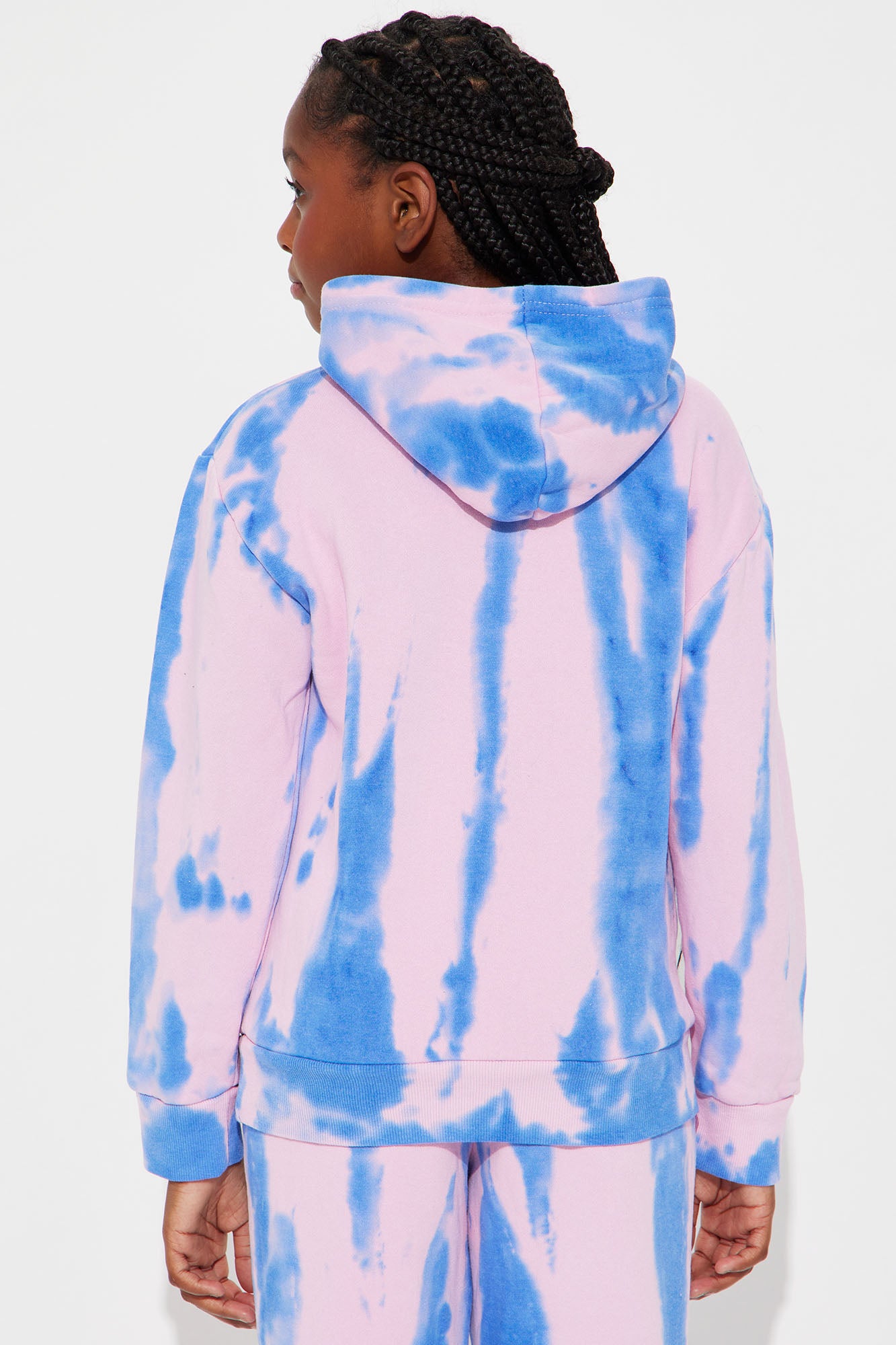 Mini Von Dutch Tie Dye Hoodie - Purple/combo - Image 4