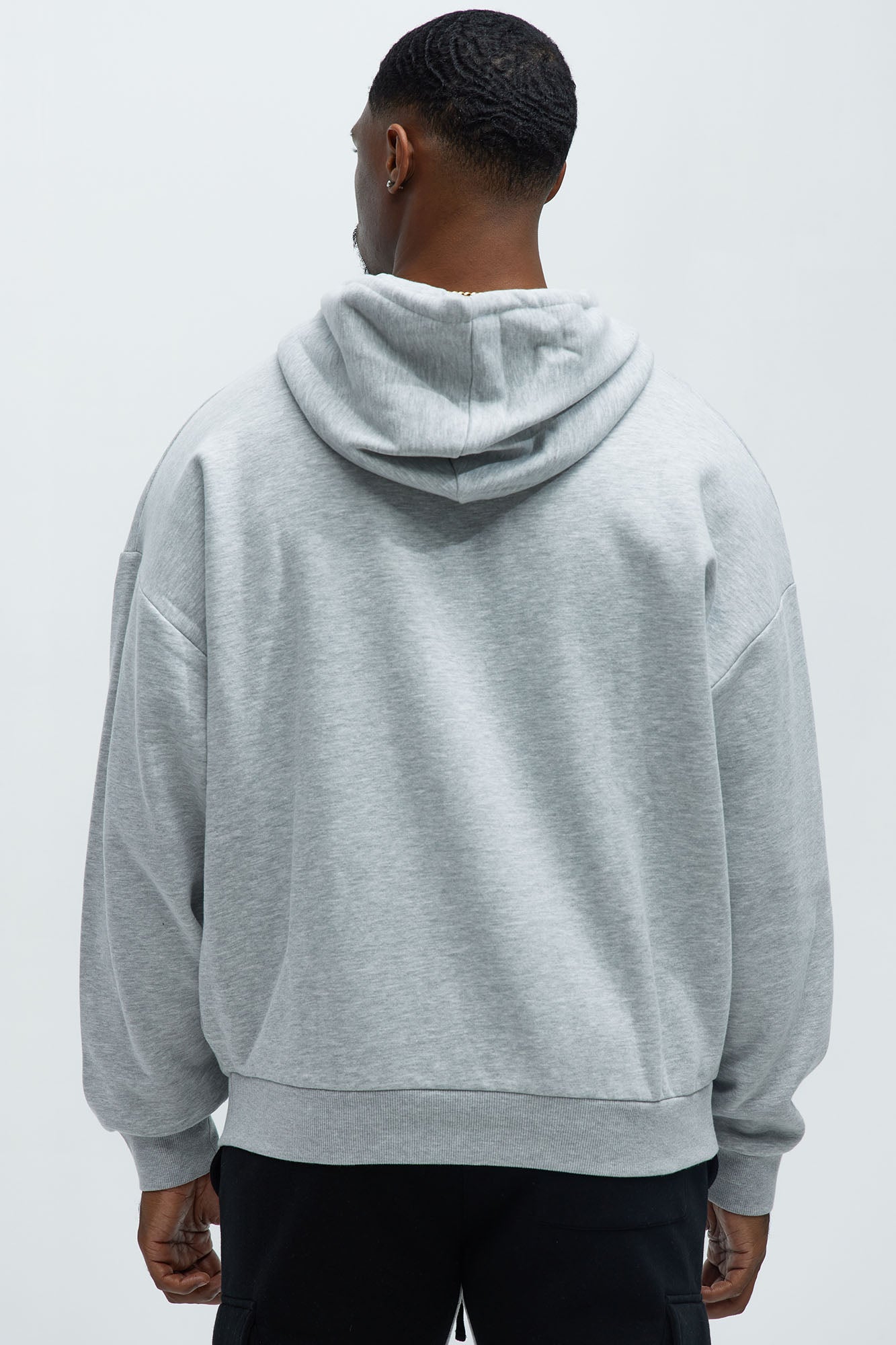 Tyson Flight Oversized Hoodie - Grey/combo - Image 4