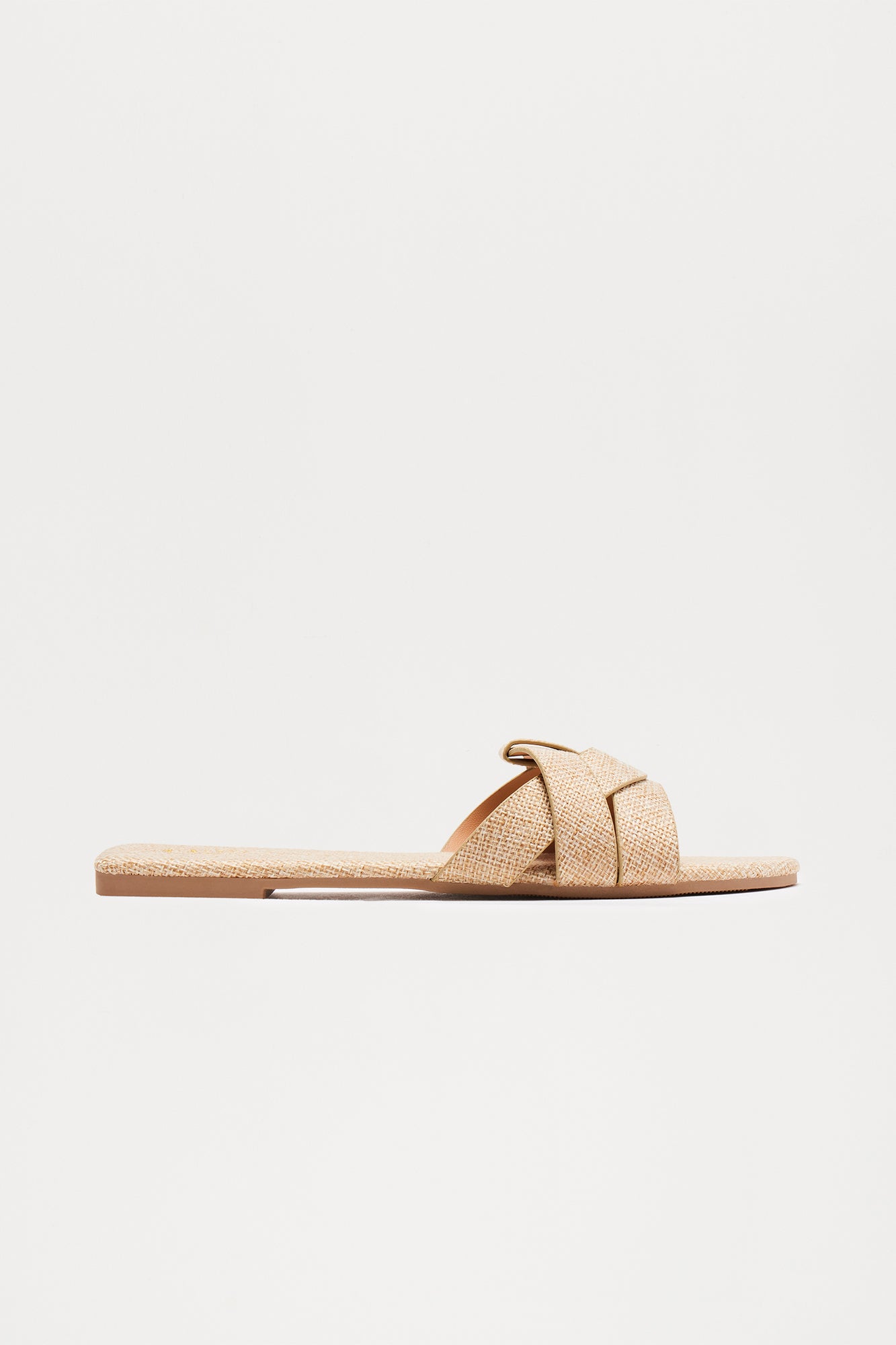 Nessa Slip On Sandals - Natural - Image 3