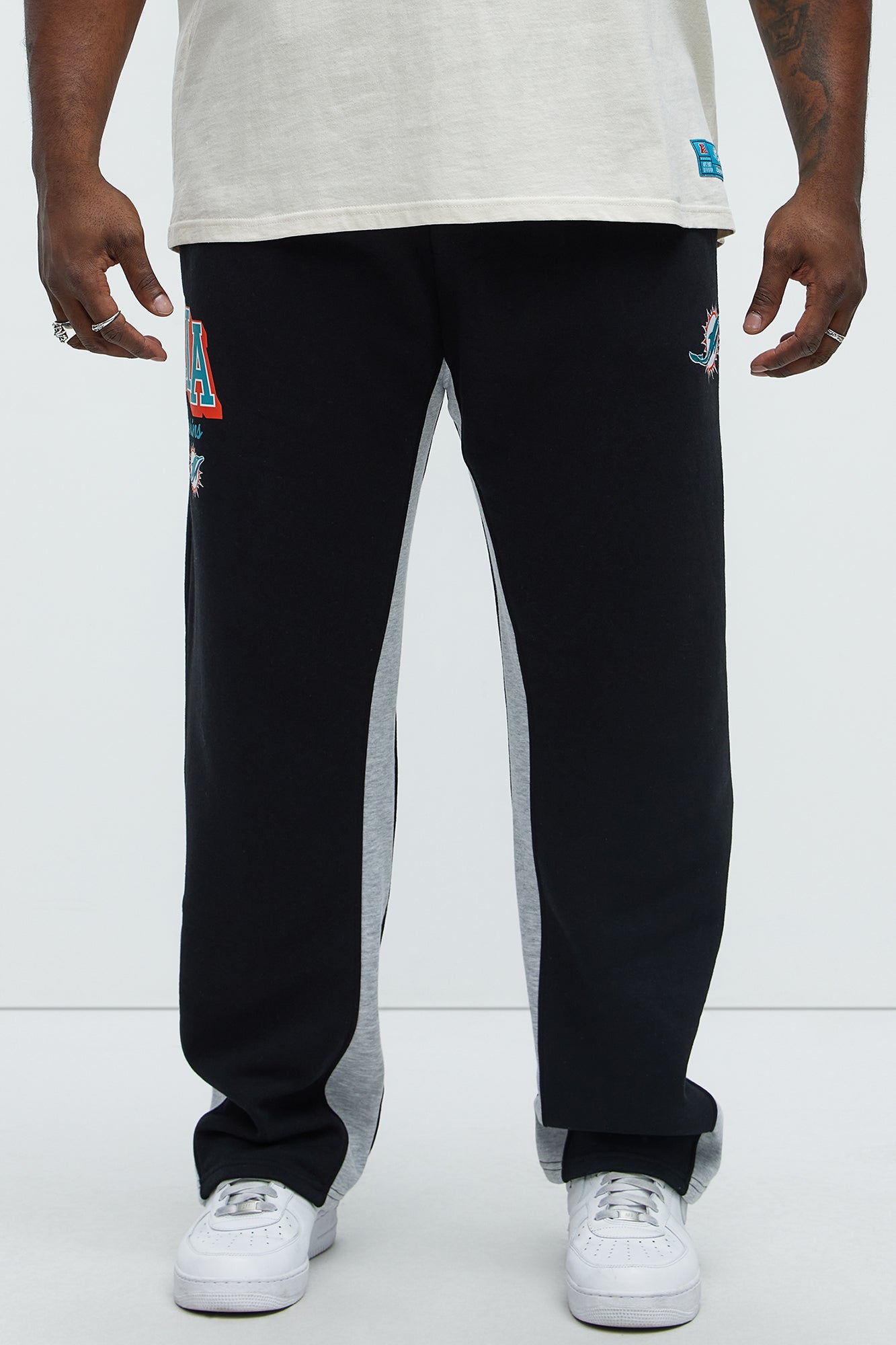 Dolphins Bold Flare Sweatpants - Black - Image 7