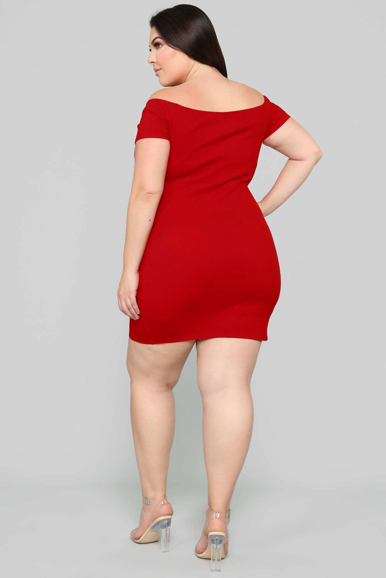 The Night We Met Dress - Red - Image 9