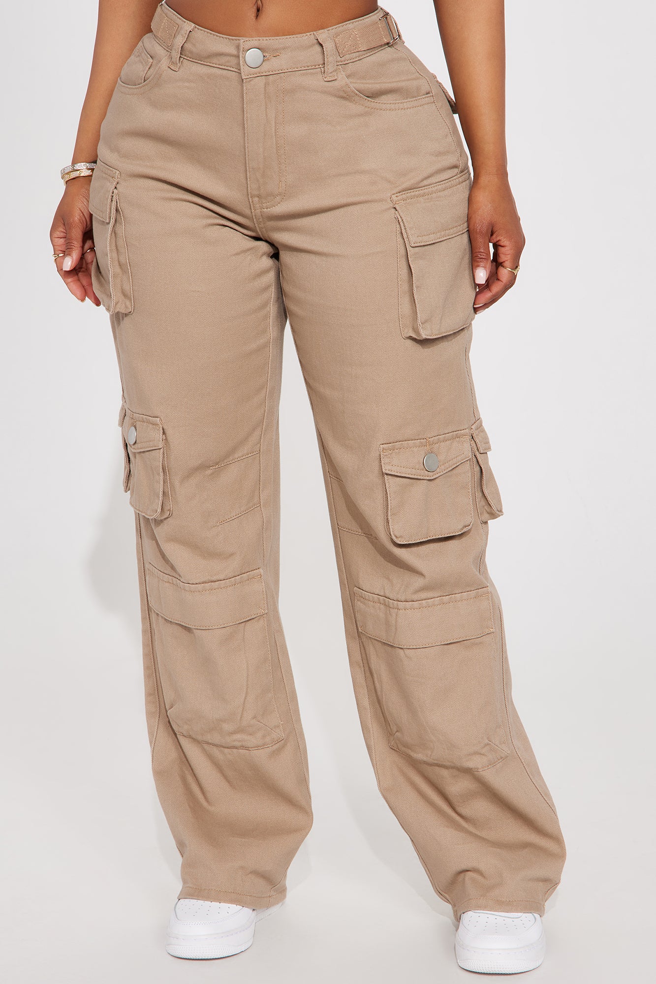 Count On It Straight Leg Cargo Pant - Khaki - Image 4