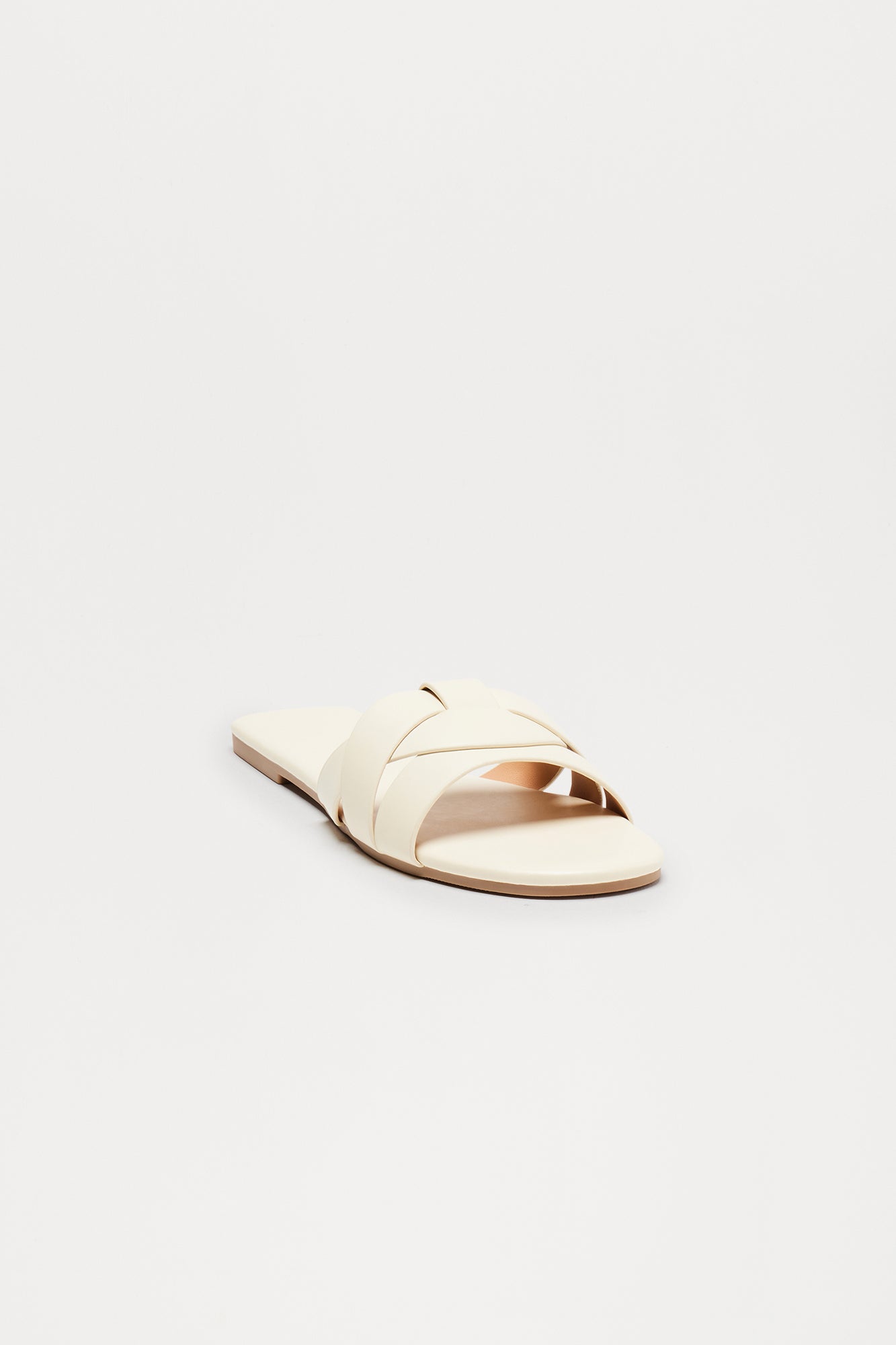 Nessa Slip On Sandals - Ivory - Image 3