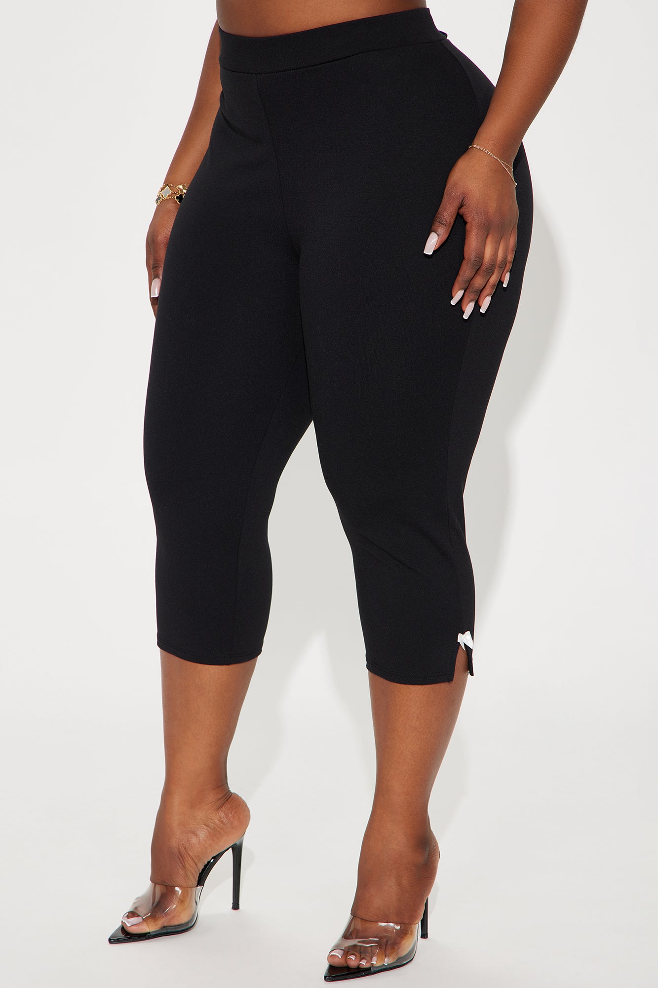 Take A Bow Capri Legging - Black - Image 6
