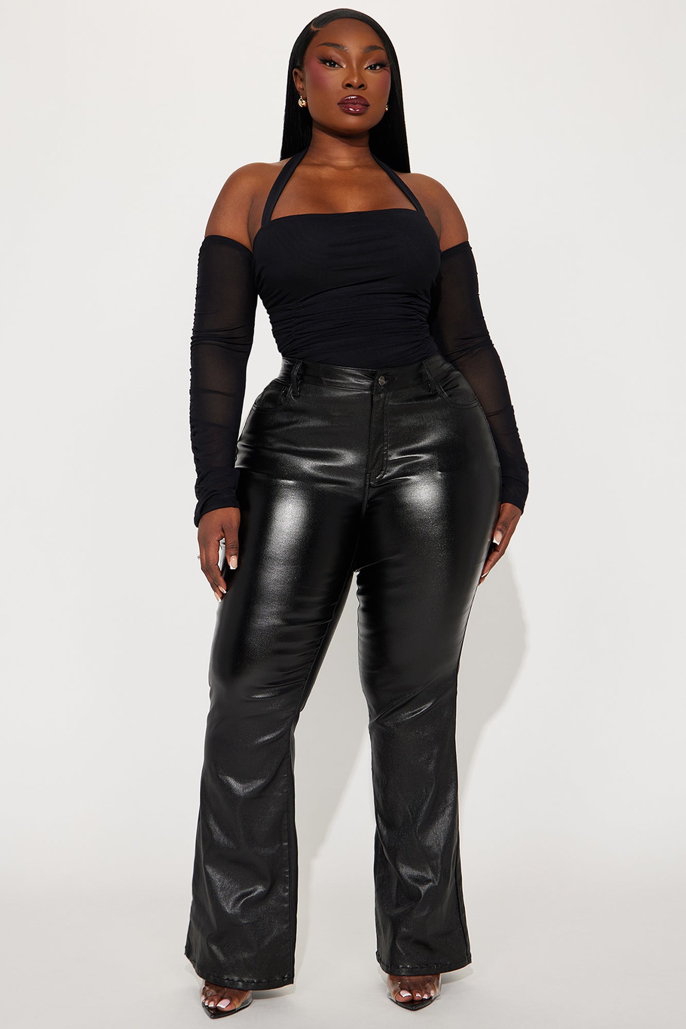 Replacing You Mesh Bodysuit - Black - Image 6