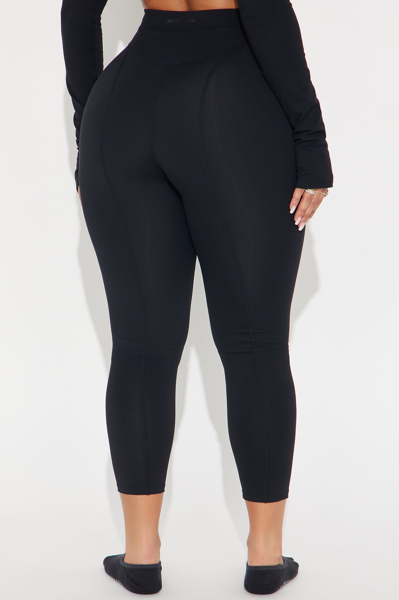 Balance On It 7/8 Super Soft Active Legging - Black - Image 3