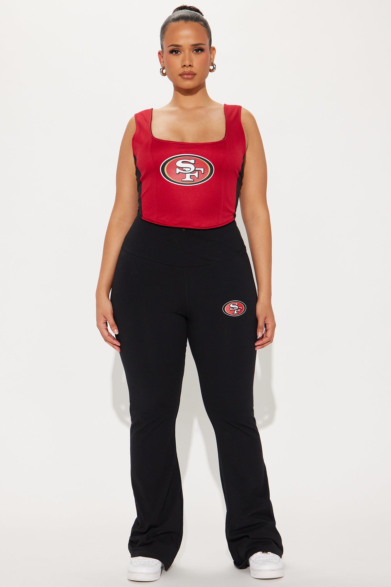 Faithful To The Bay 49ers Flare Pant - Black - Image 4