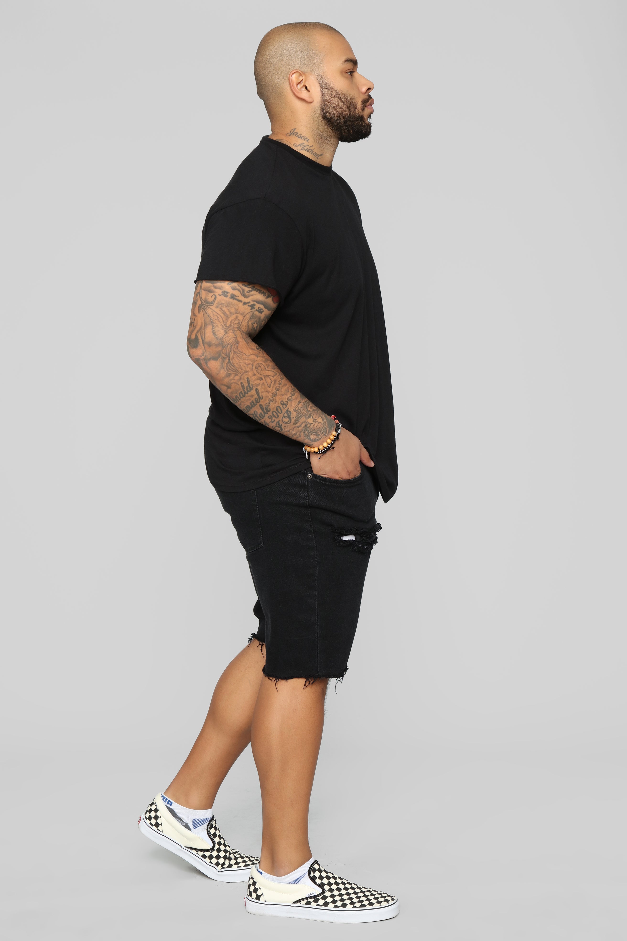 Earl Denim Shorts - Black - Image 9