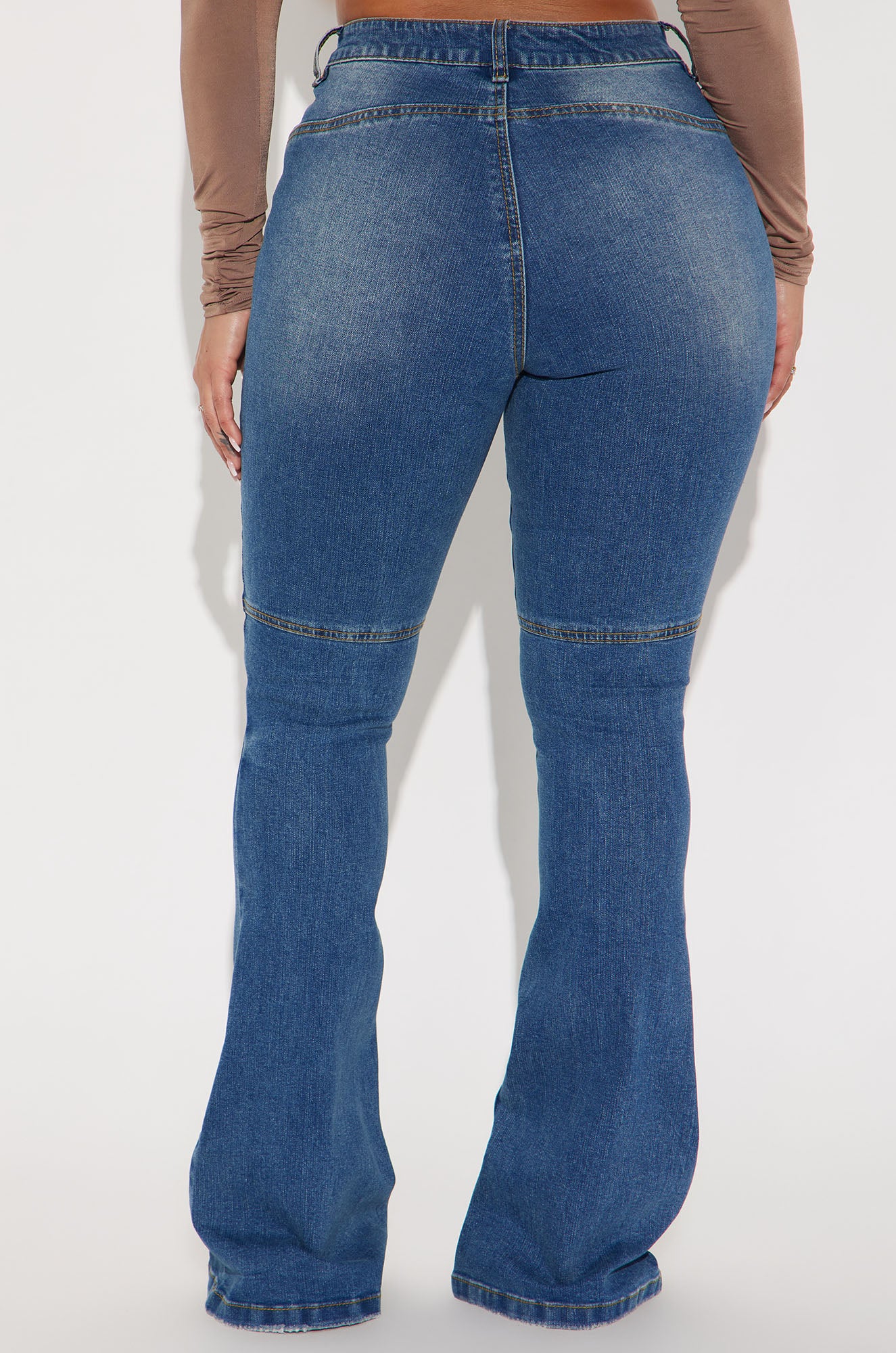 Camila Stretch Bootcut Jeans - Medium Wash - Image 3
