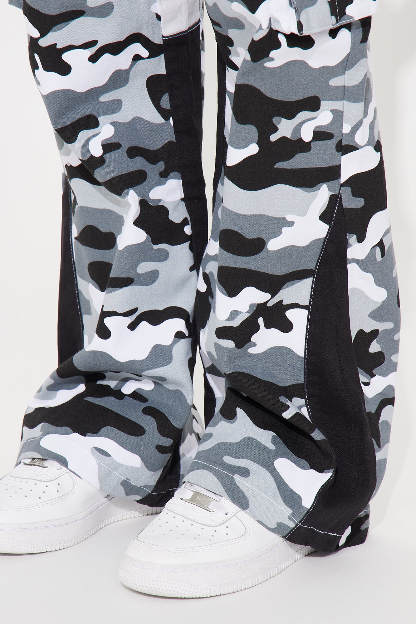 Mini Rod Camo Print Cargo Twill Pant - Camouflage - Image 3