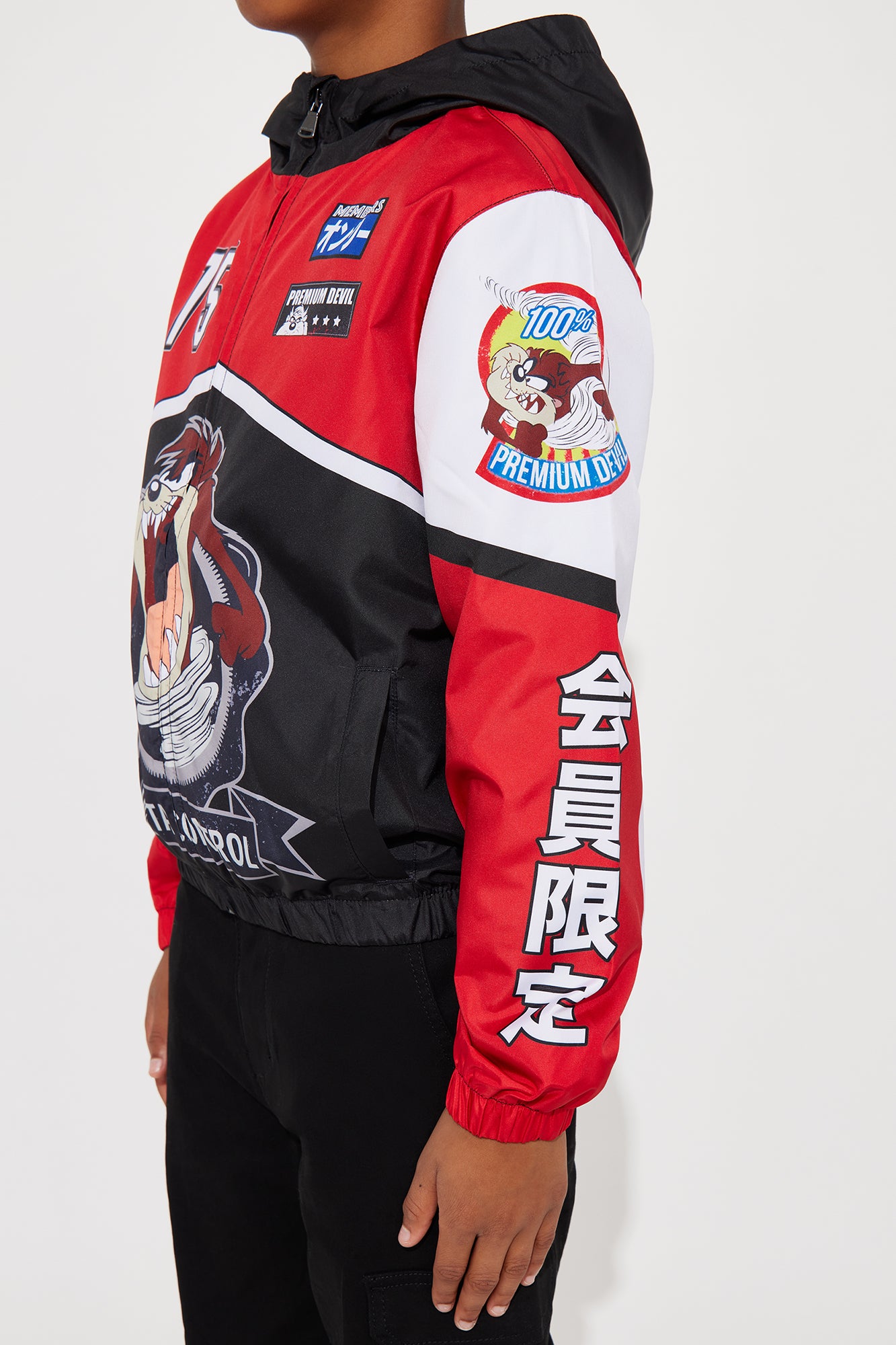 Mini Out Of Control Windbreaker - Red/combo - Image 4