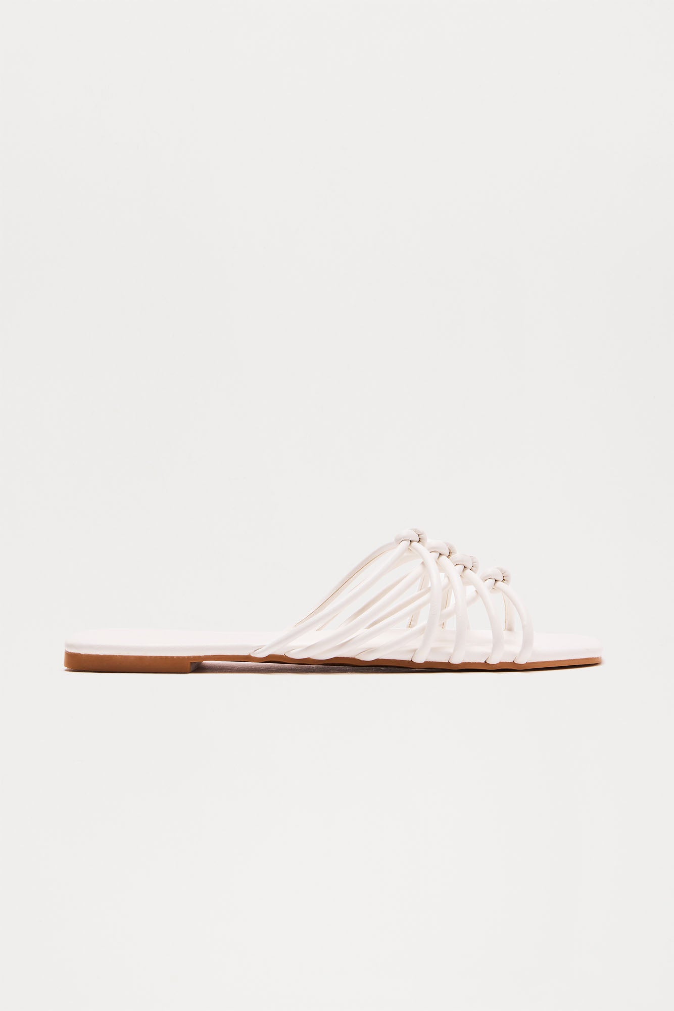 Vesper Slip On Sandals - White - Image 3