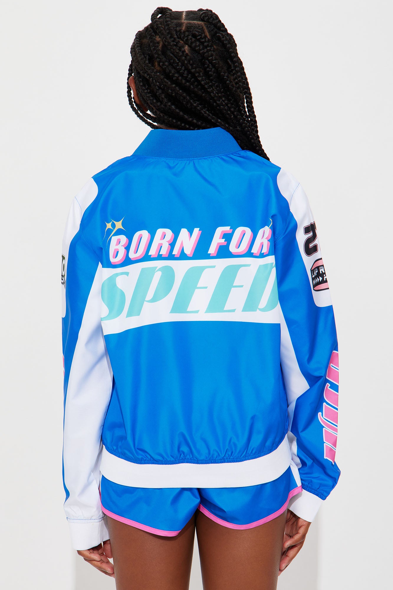 Mini Born For Speed Windbreaker Set - Royal - Image 4