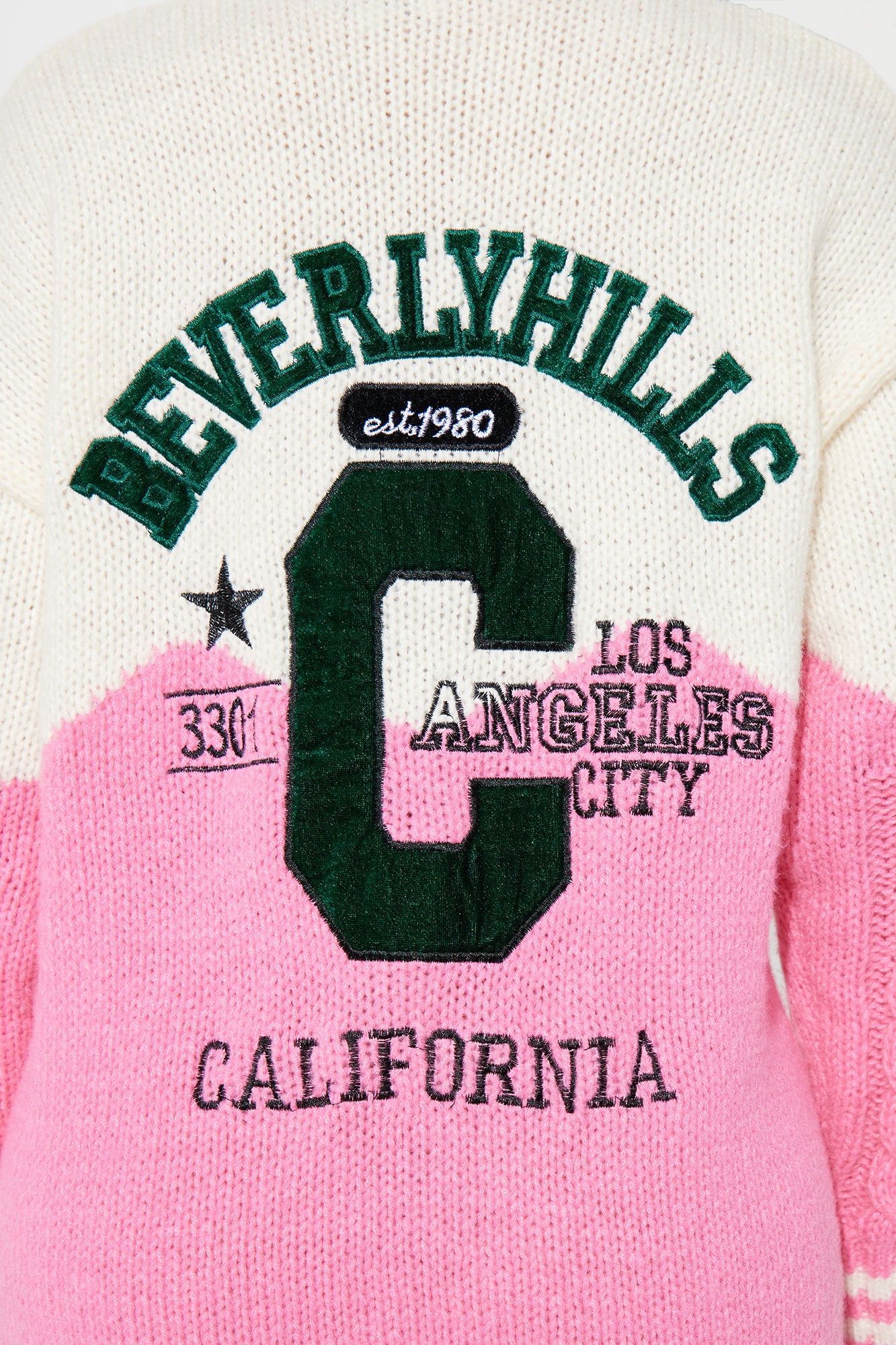 Varsity Sweatshirt Mini Dress - Pink - Image 5