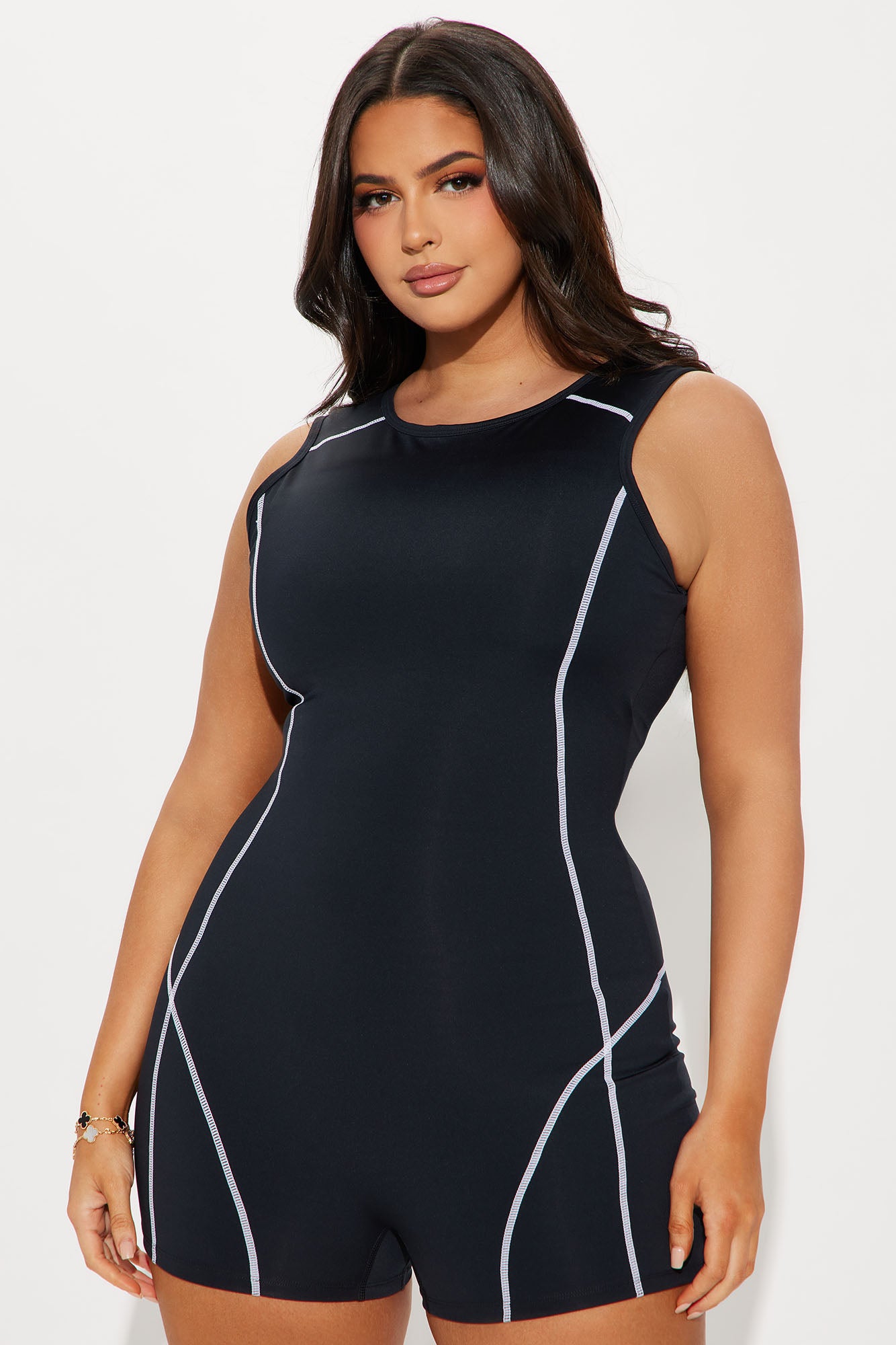 Pedal Princess Elevate Active Romper - Black - Image 5