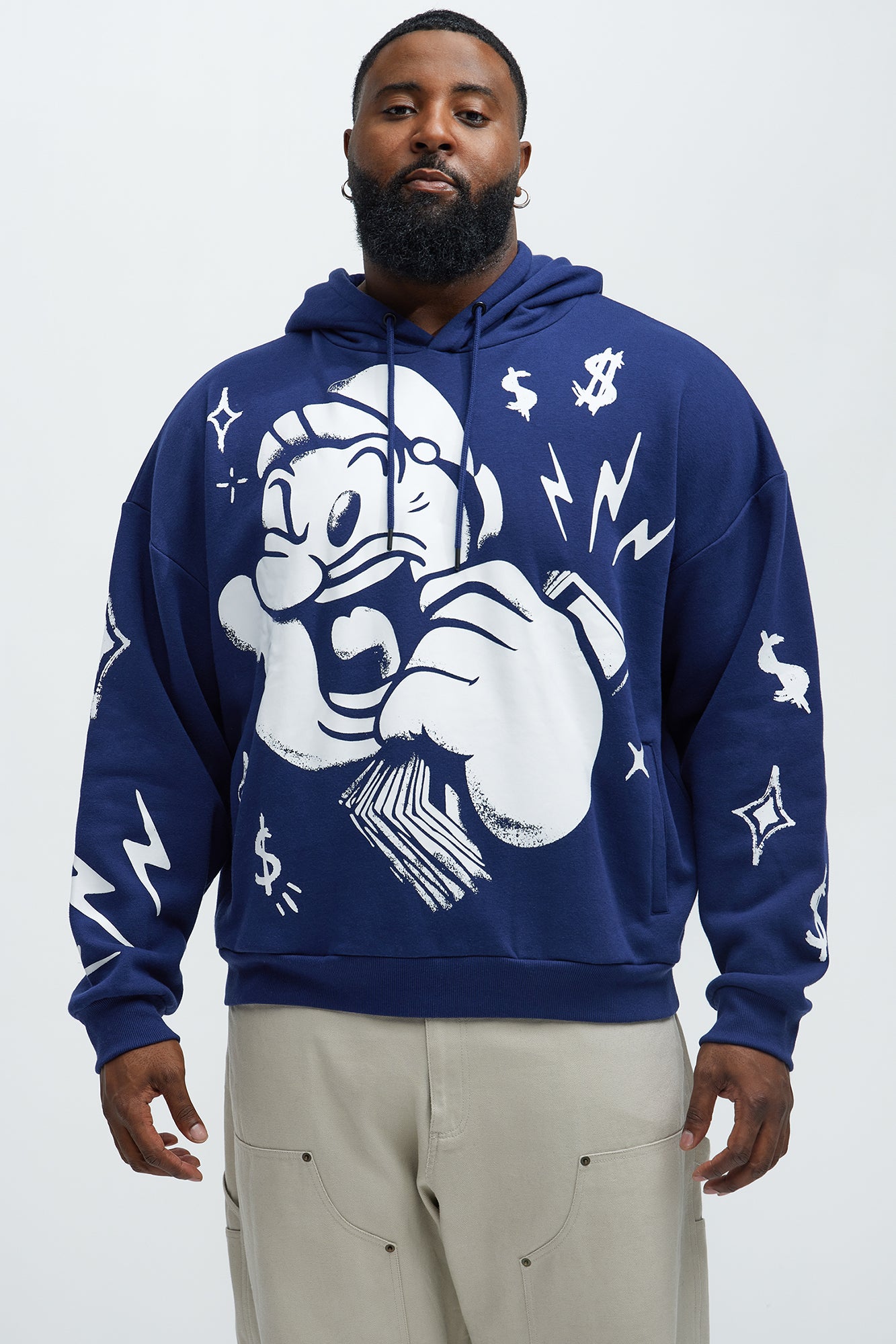Popeye Money Calling Hoodie - Navy - Image 5