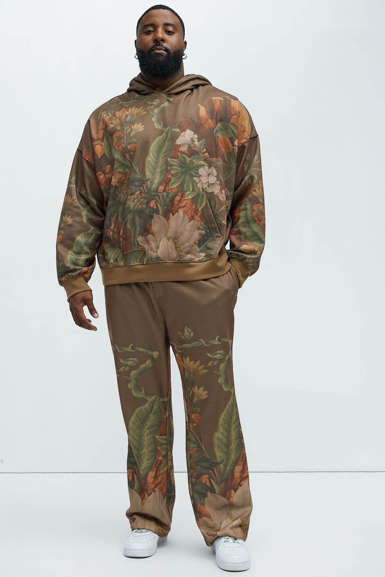 Botanic Sweatpants - Brown - Image 7