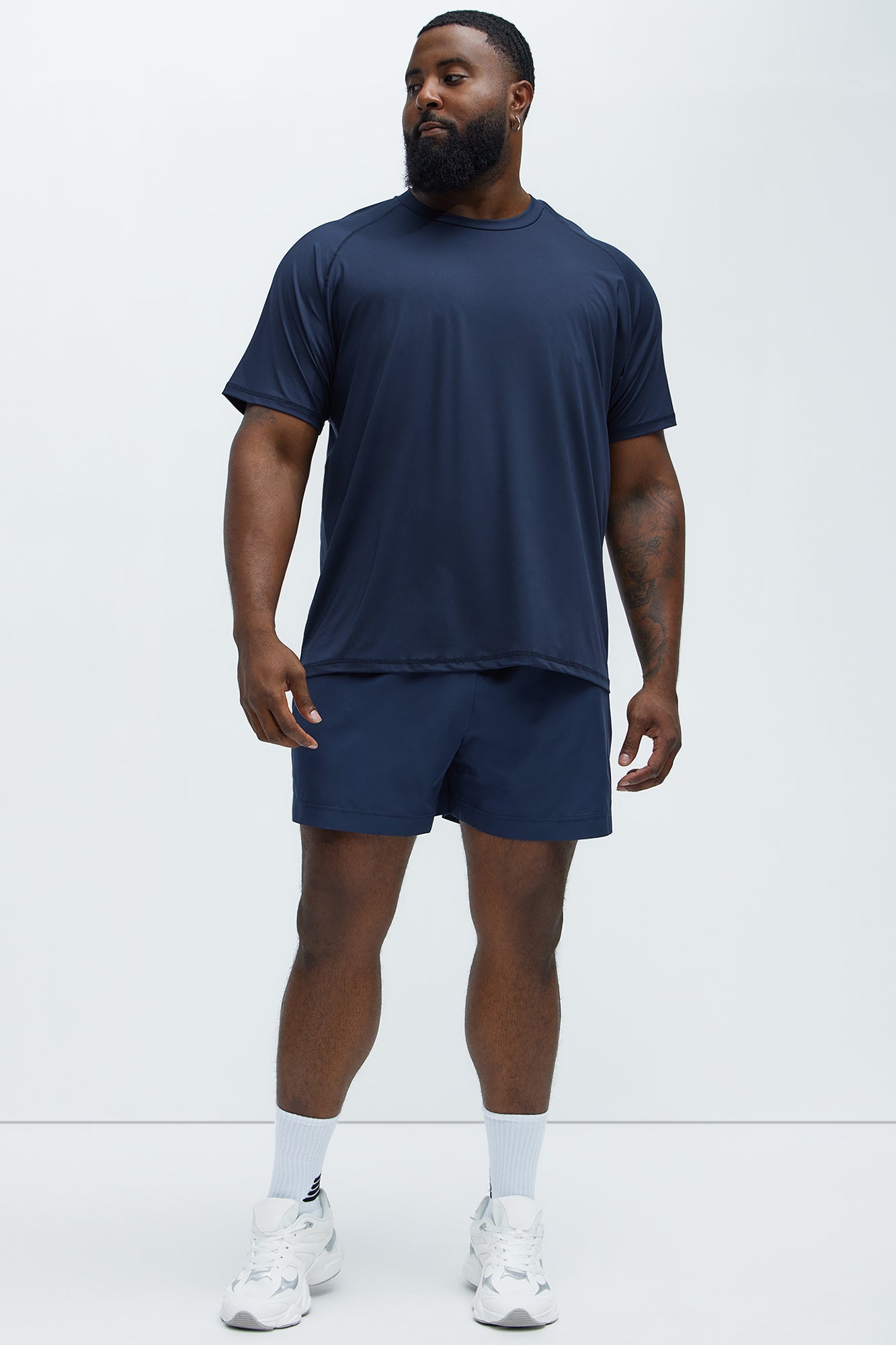 Vital Active Raglan Tee - Navy - Image 7