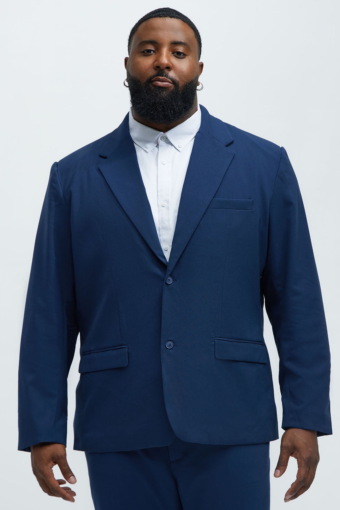 The Modern Stretch Suit Jacket - Navy - Image 5