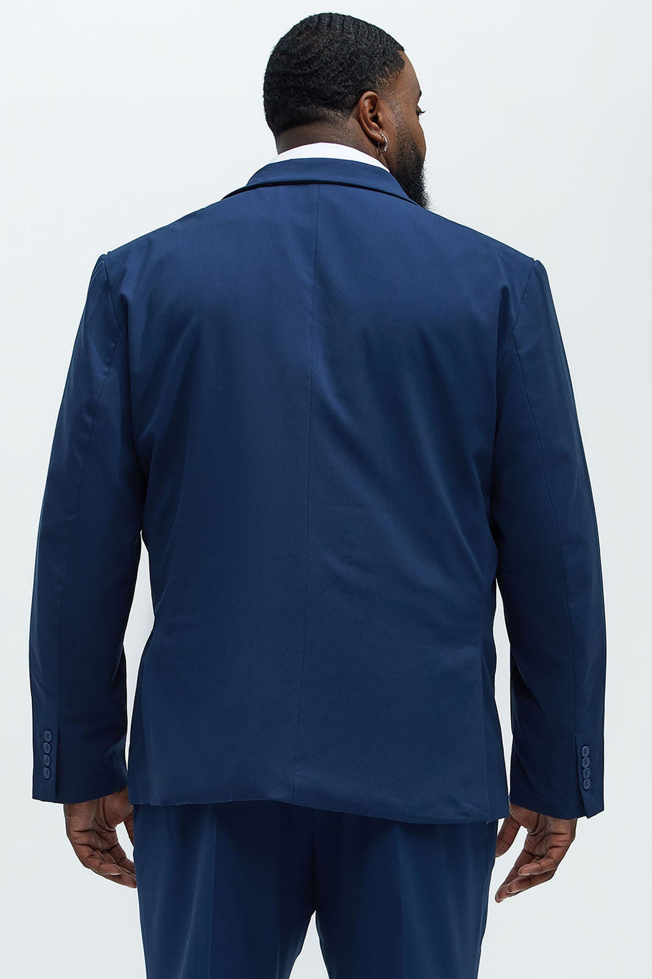 The Modern Stretch Suit Jacket - Navy - Image 8