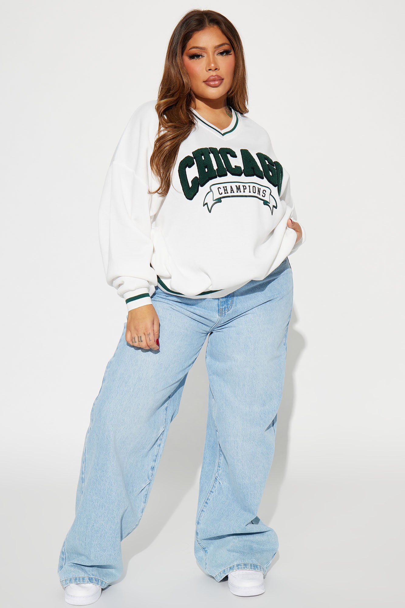 Chicago Champs Sweatshirt - Ivory - Image 5