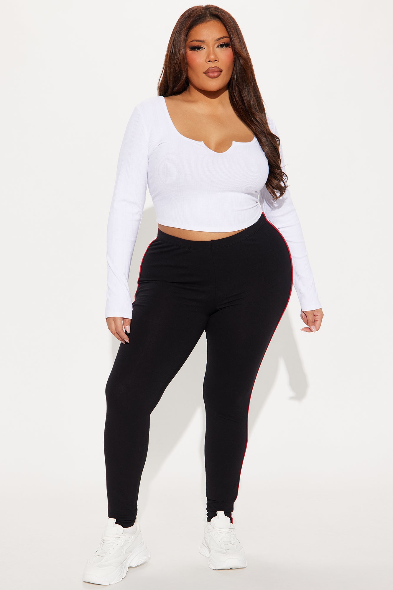 Sports Club Striped Legging - Black/combo - Image 4