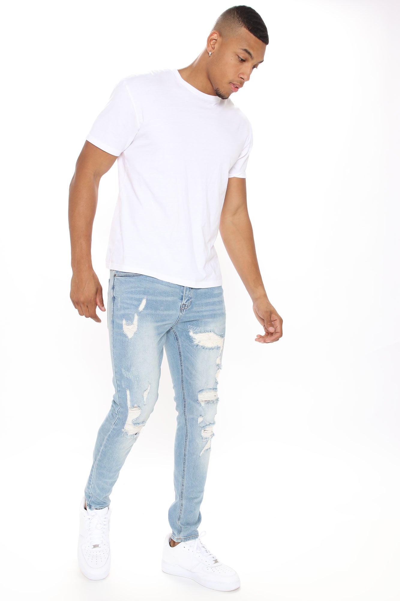 Break Bad Habits Skinny Jean - Medium Wash - Image 3