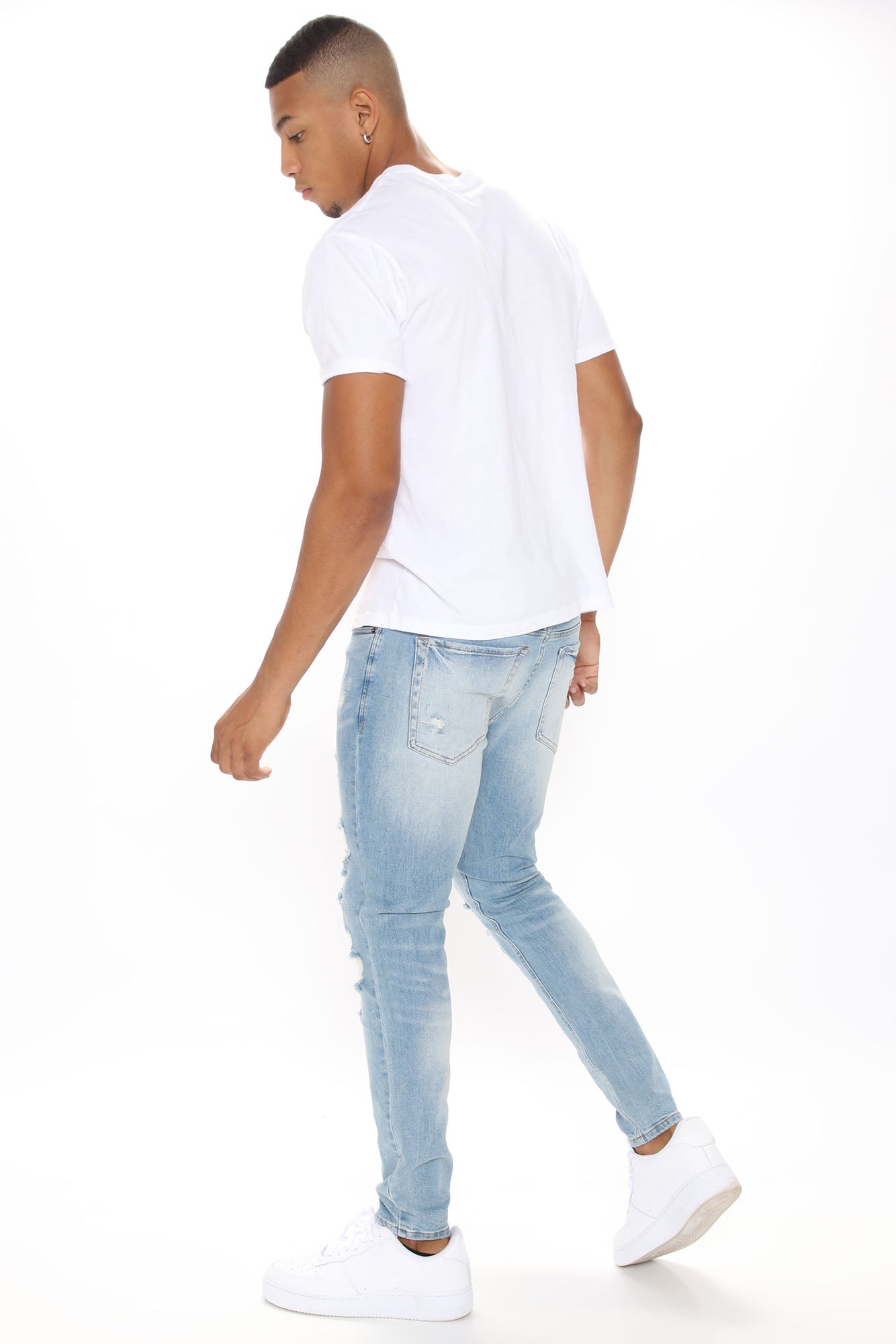Break Bad Habits Skinny Jean - Medium Wash - Image 5