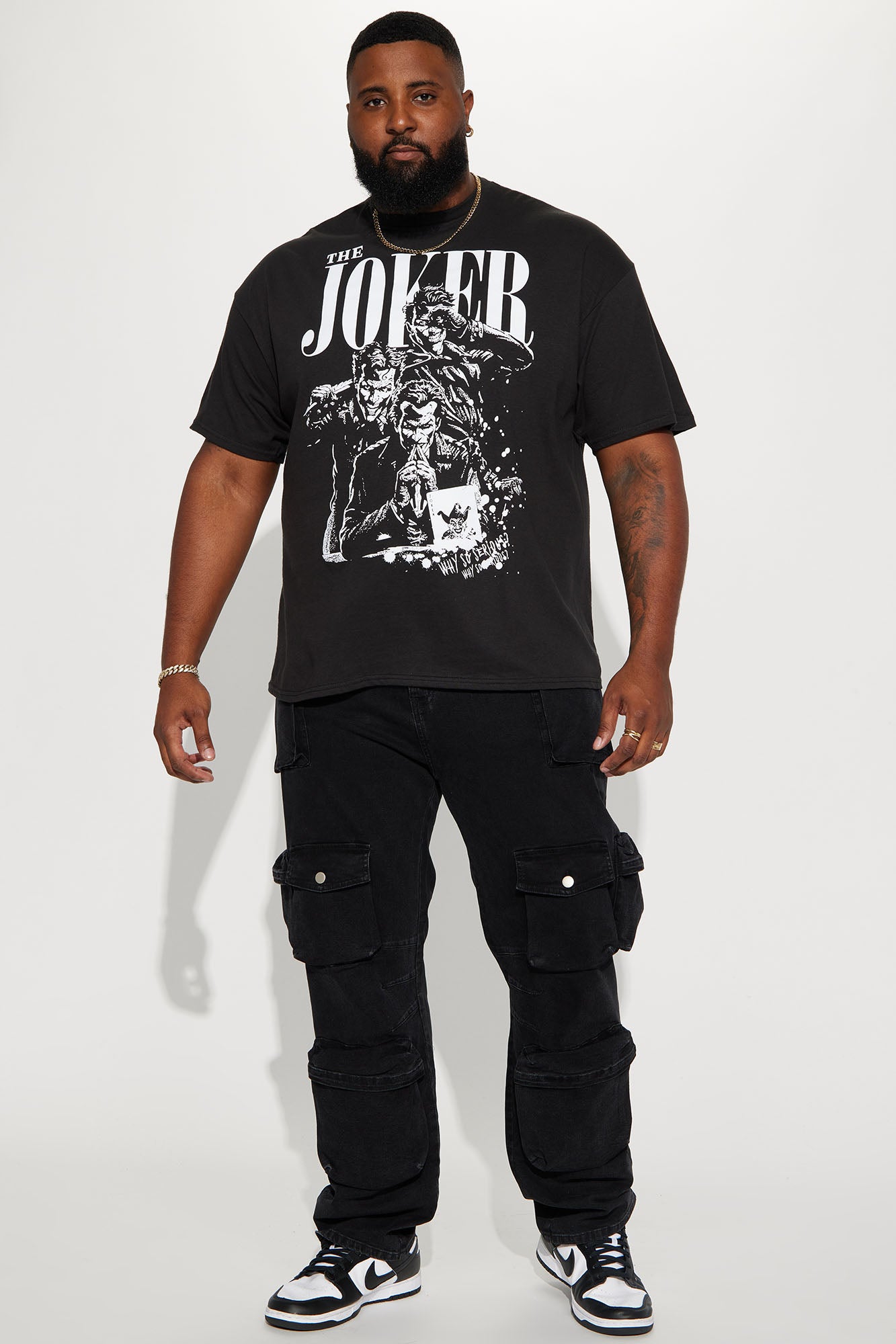 The Joker Why So Serious Short Sleeve Tee - Black - Image 5