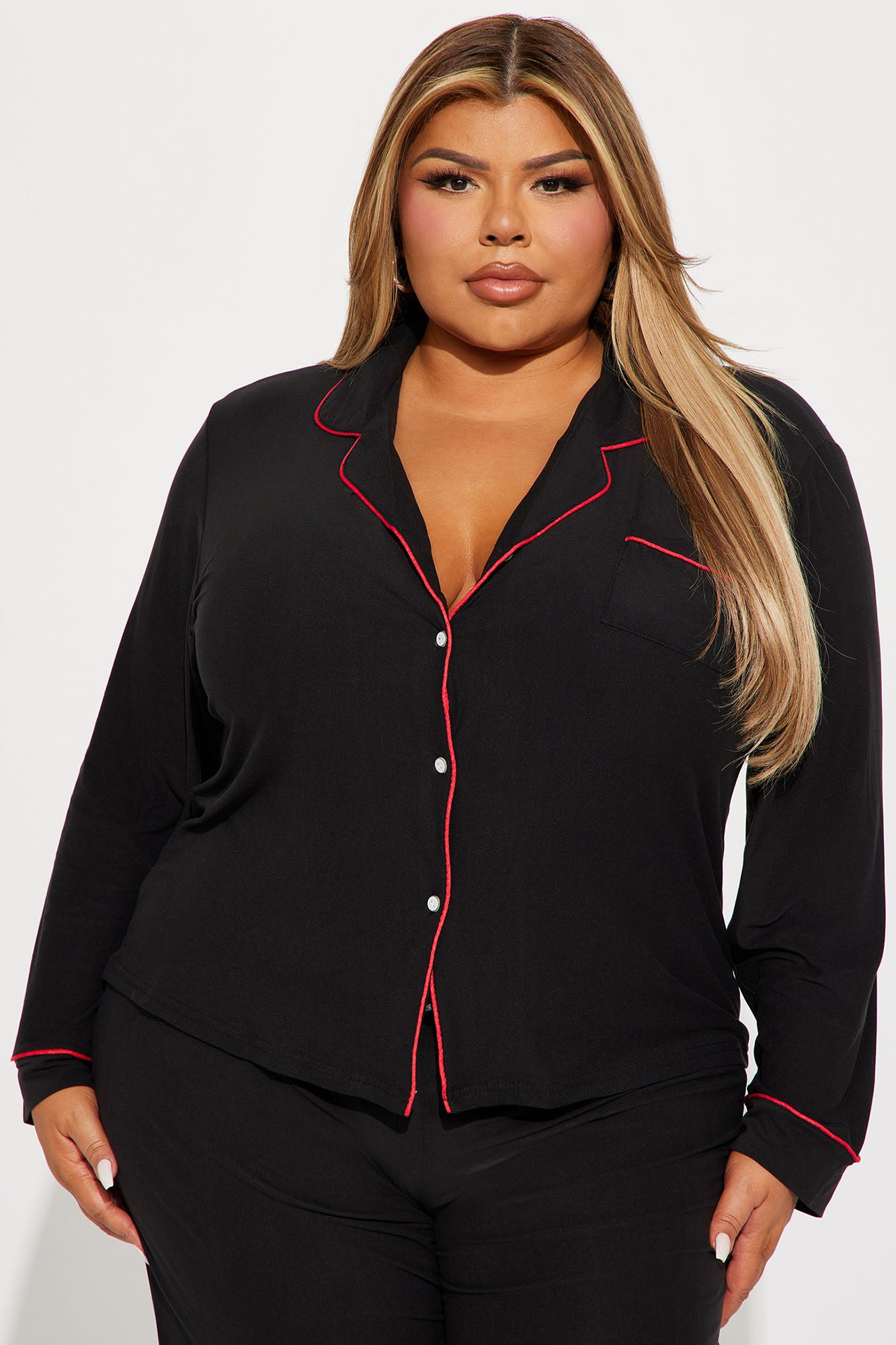 Sweet Heart PJ Pant Set - Black - Image 6