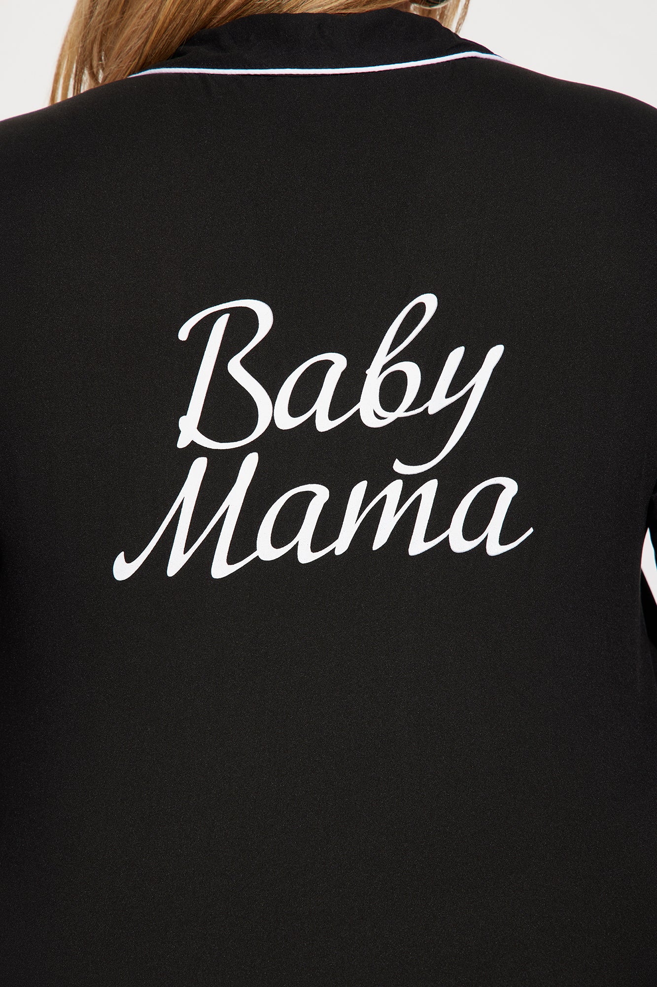 Baby Mama PJ Pant Set - Black - Image 8