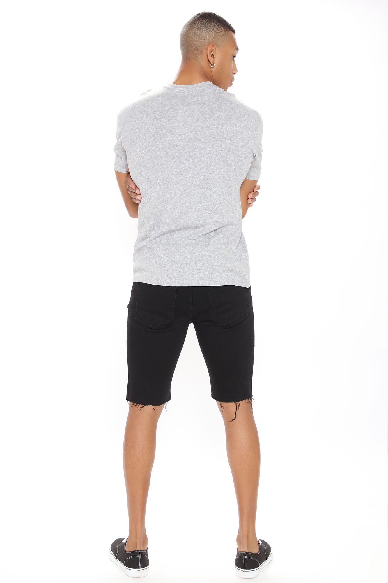 Earl Denim Shorts - Black - Image 5