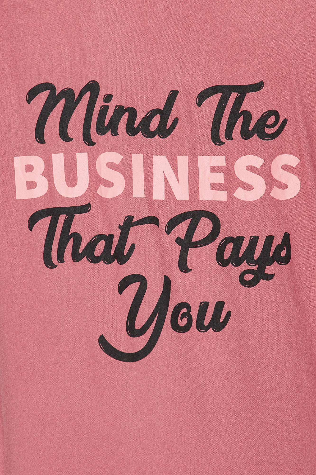 Mind Your Business PJ Pant Set - Rose - Image 4