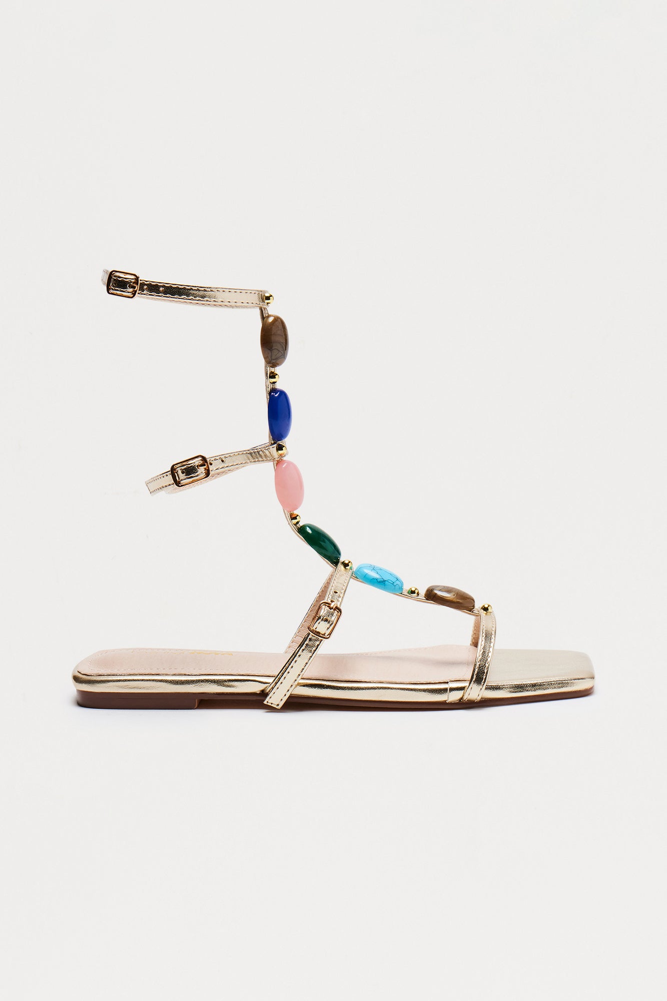 Jamaica Vacay Sandals - Gold - Image 3