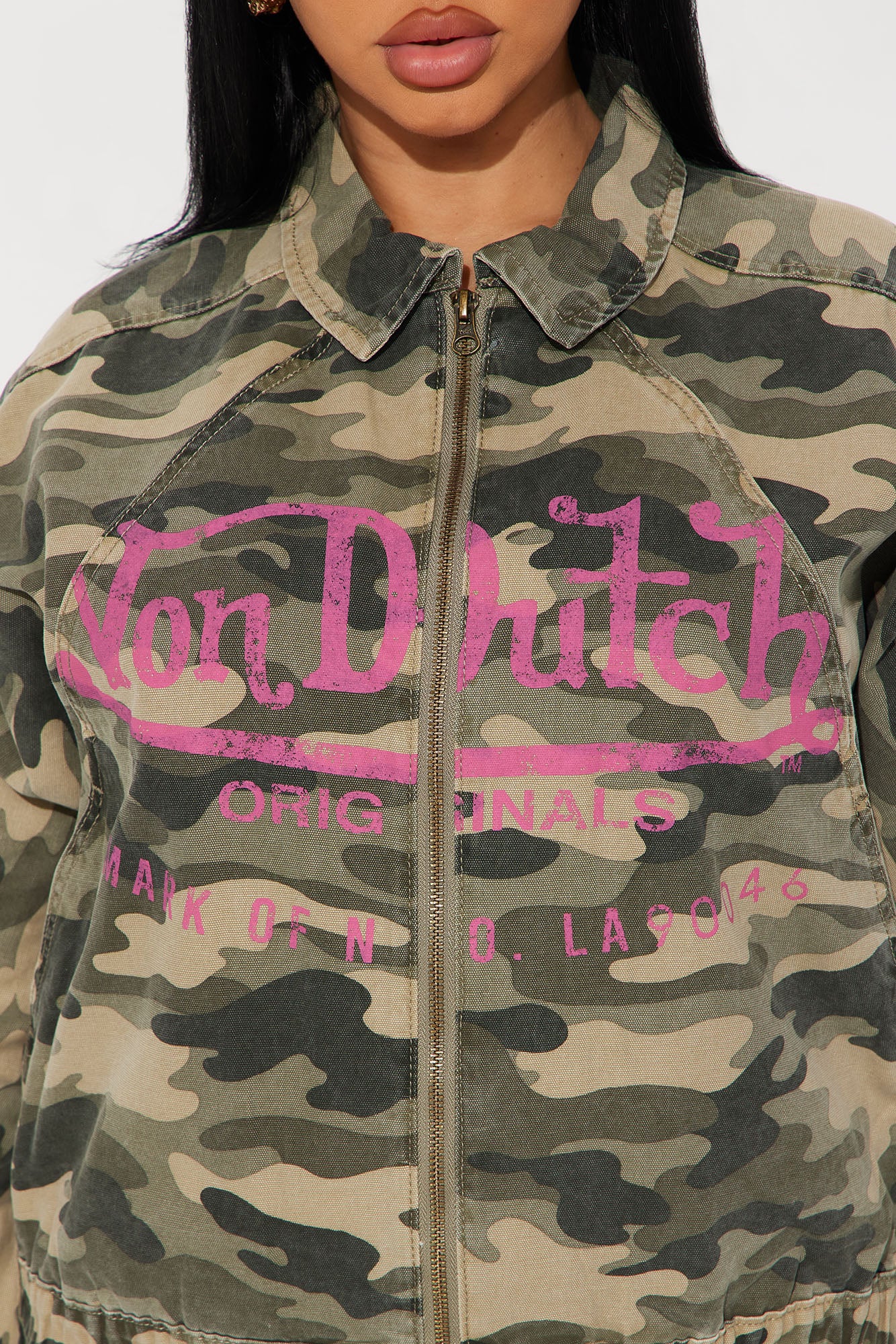 Von Dutch OG Cadet Bomber Jacket - Camouflage - Image 6