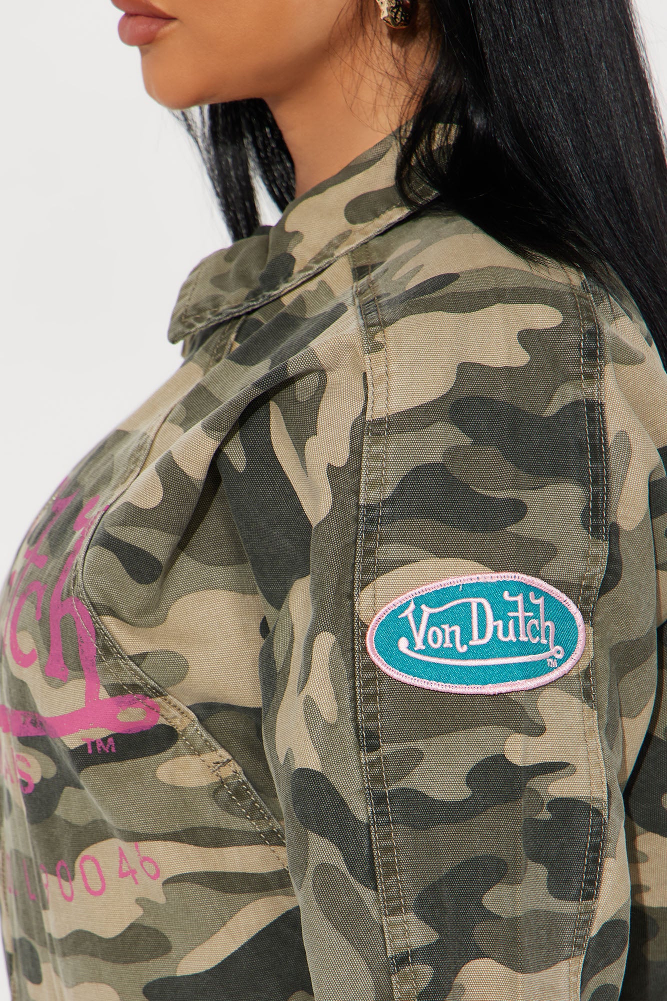 Von Dutch OG Cadet Bomber Jacket - Camouflage - Image 4