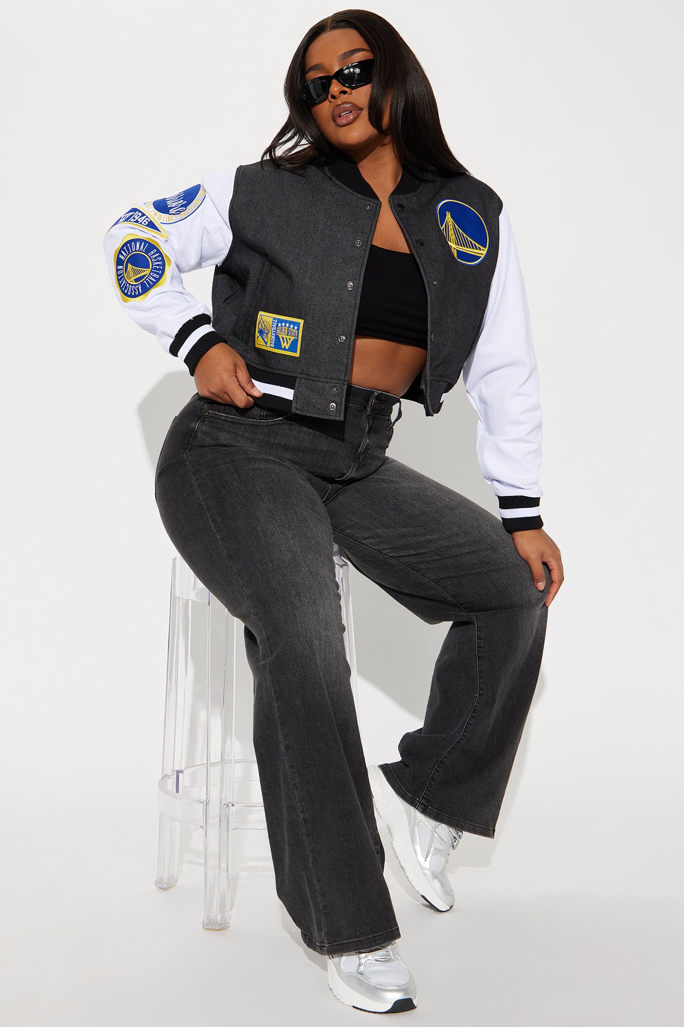 Warriors Home Game Jacket - Black Wash - Image 6