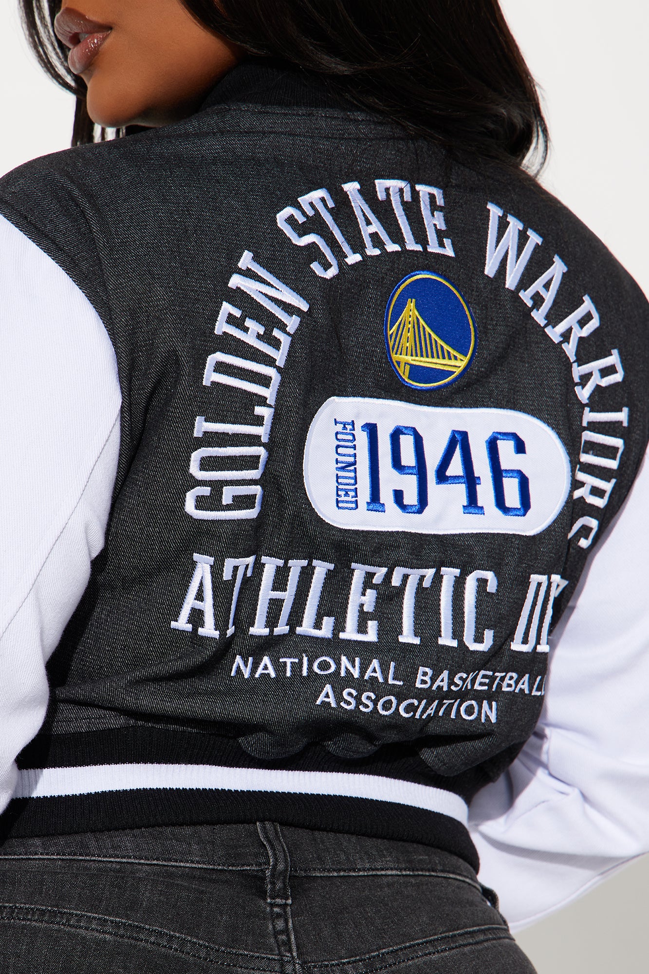 Warriors Home Game Jacket - Black Wash - Image 11