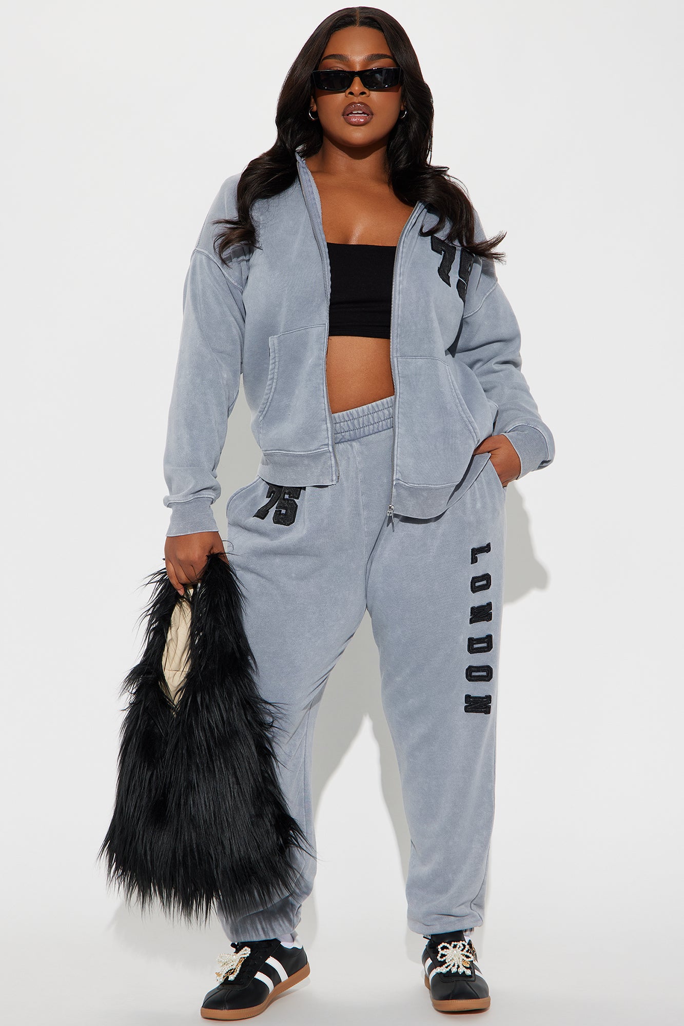 VIP Player Washed Fleece Pant Set - Heather/Combo - Image 8