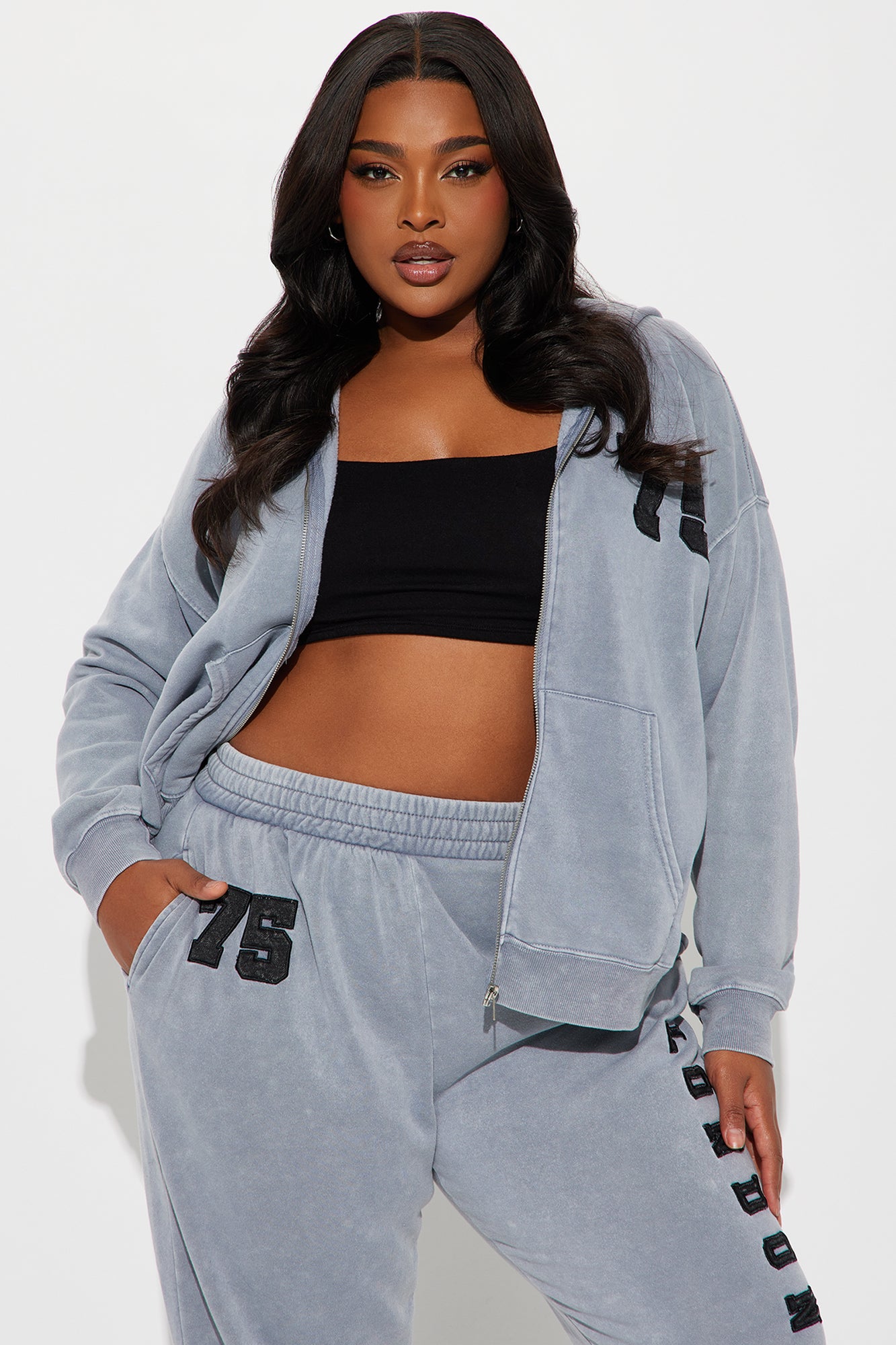 VIP Player Washed Fleece Pant Set - Heather/Combo - Image 9