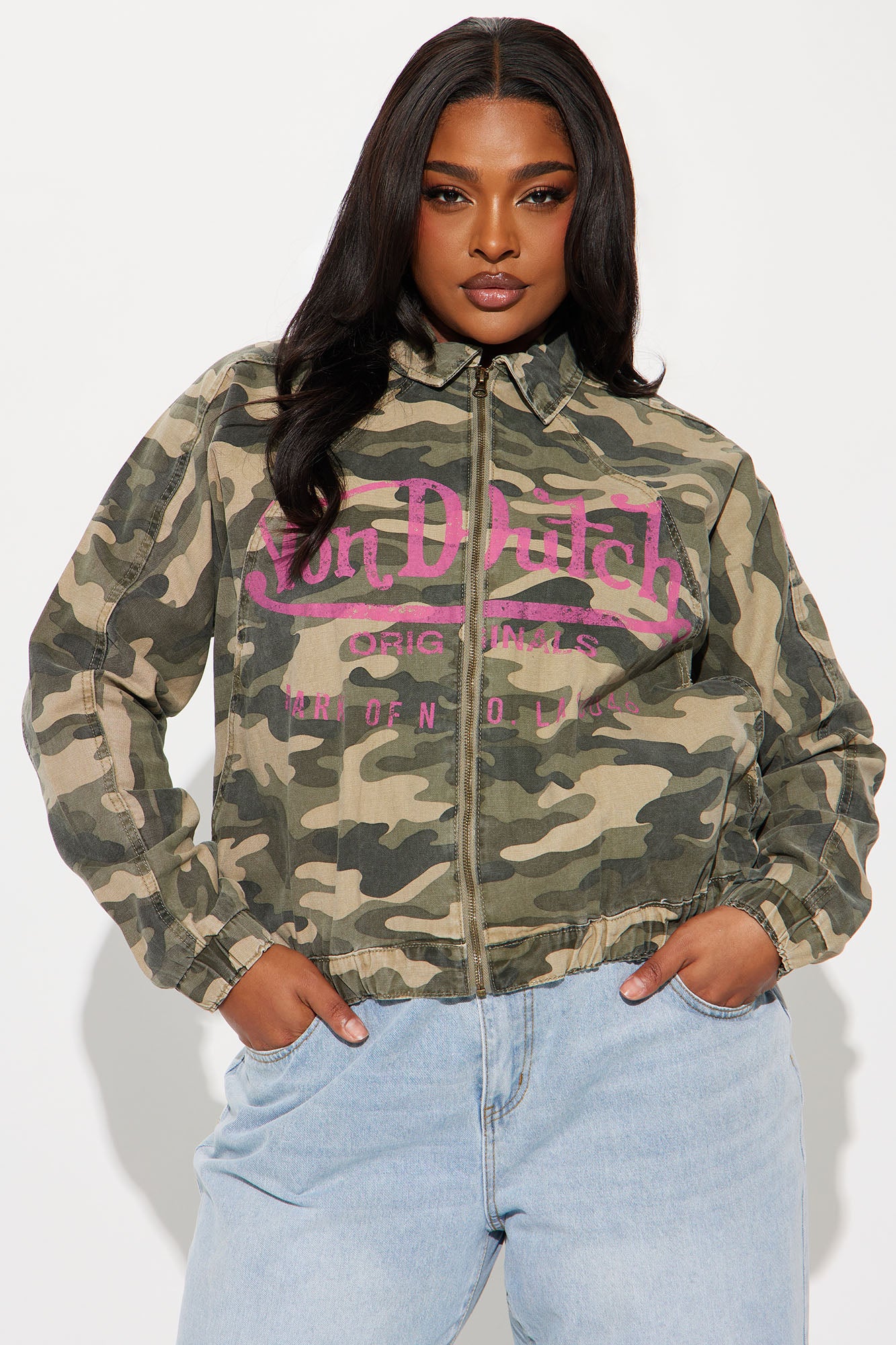 Von Dutch OG Cadet Bomber Jacket - Camouflage - Image 9