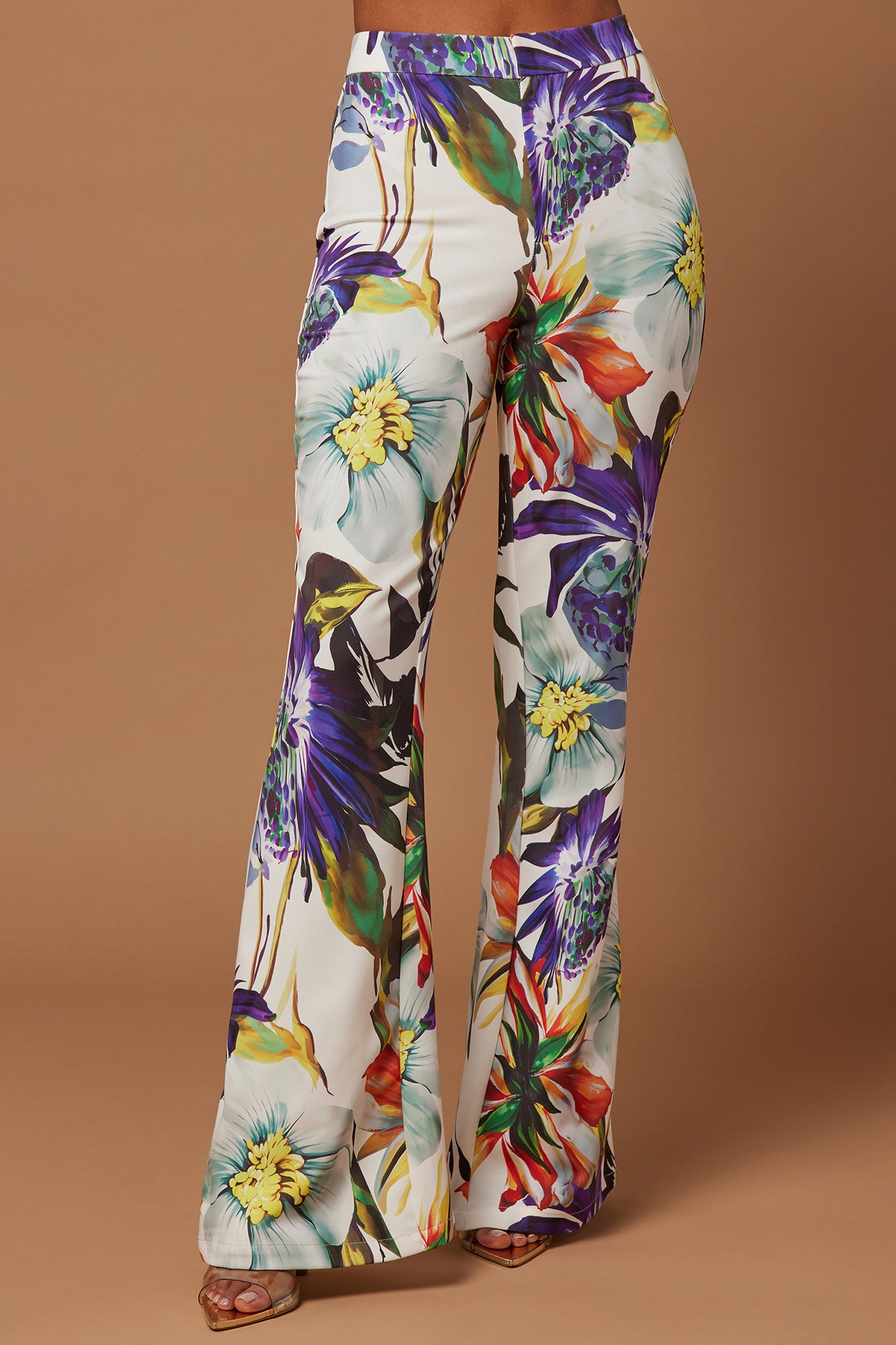 Liliana Floral Blazer Suit Set - White/combo - Image 4