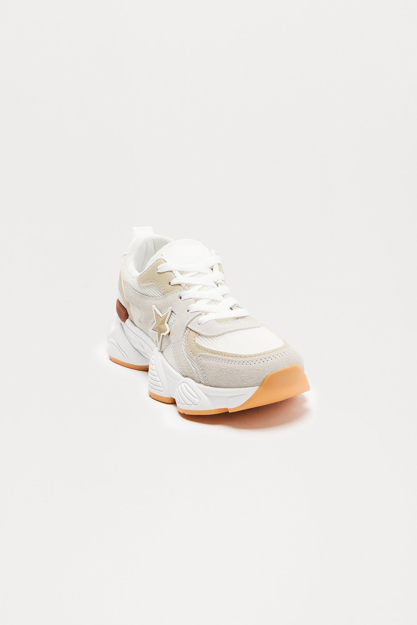 Pike Platform Sneakers - Beige - Image 3