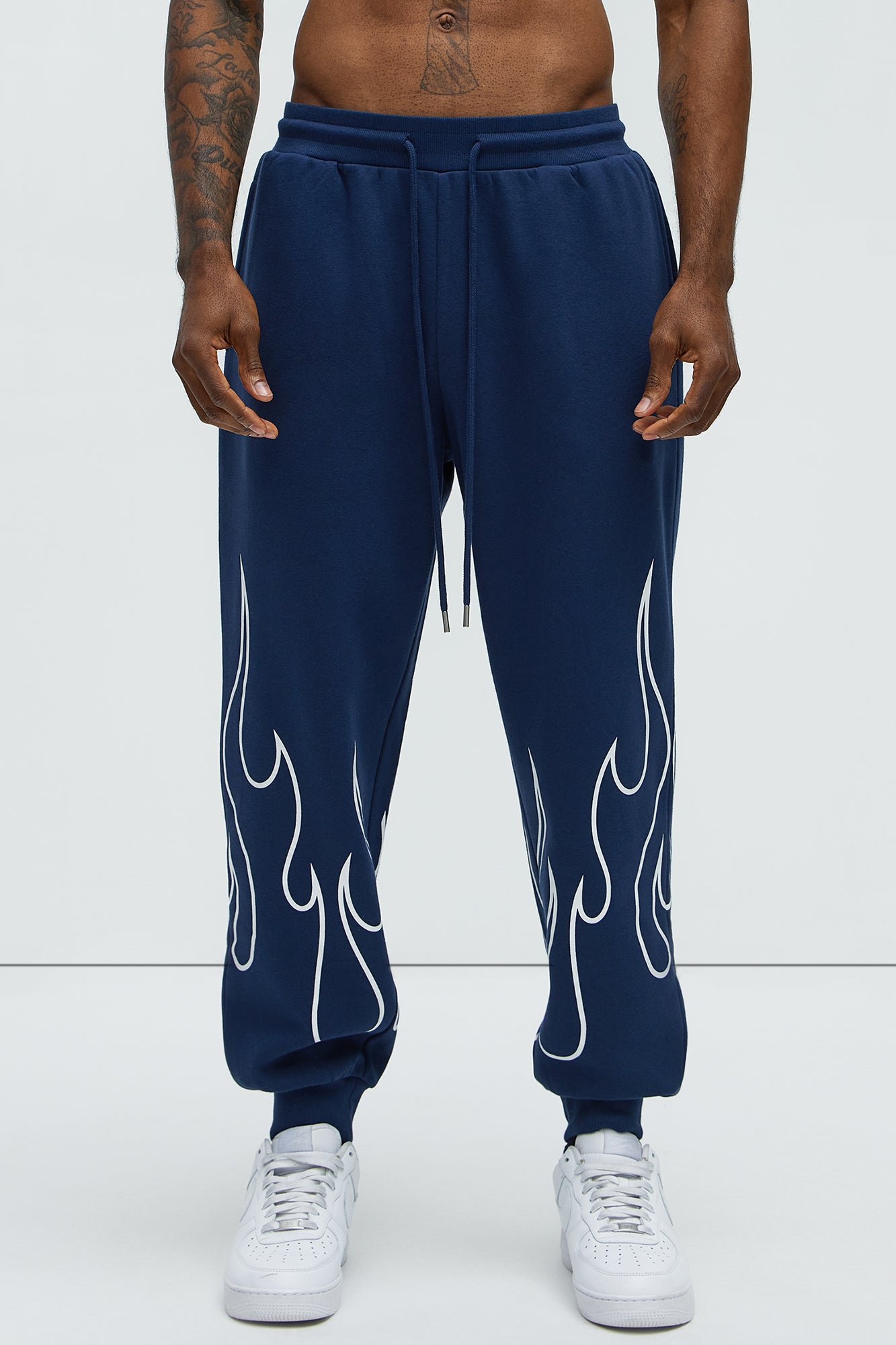 Tyson Chase Flame Relaxed Jogger - Navy/combo - Image 3