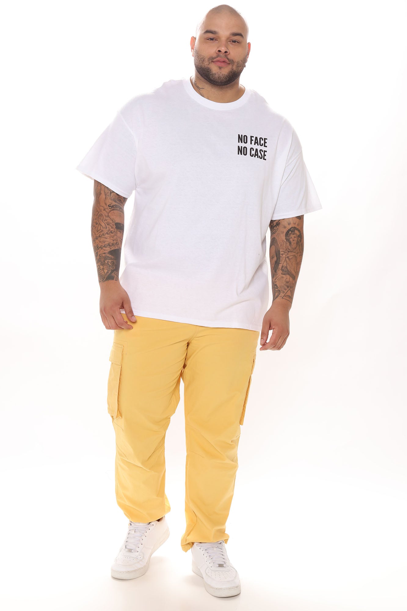 No Face No Case Short Sleeve Tee - White - Image 8